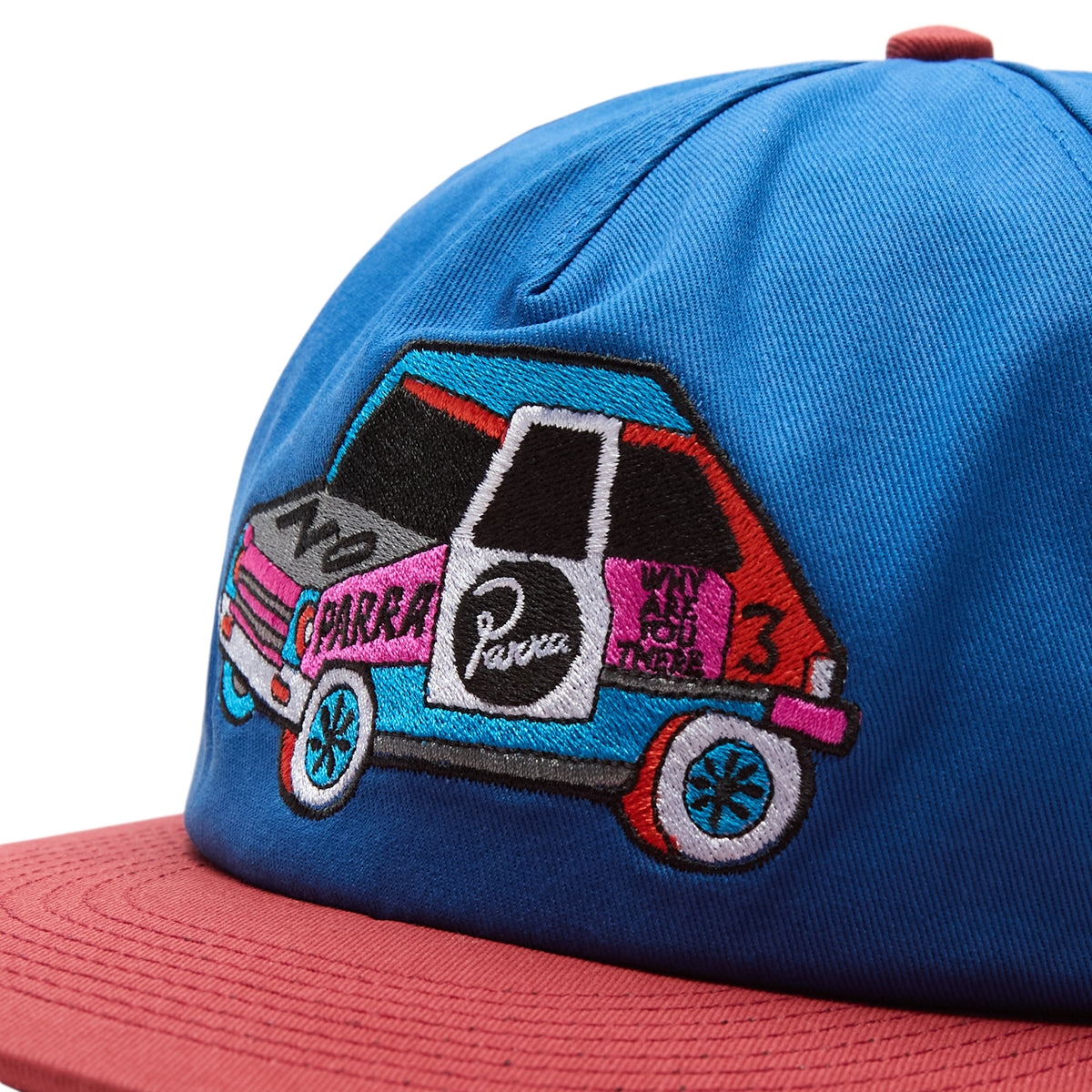 by Parra No Car 6 Panel Hat (Blue)