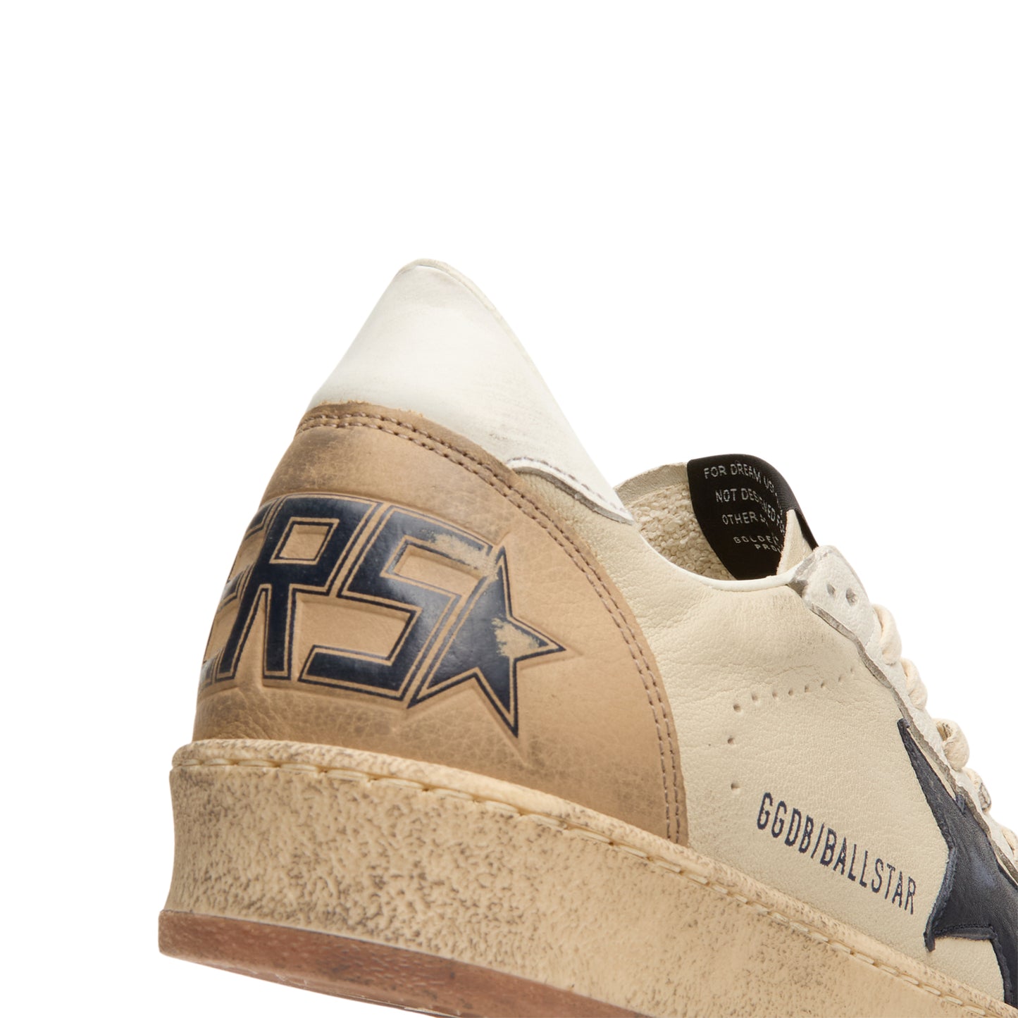 Golden Goose Ballstar Nappa Upper Suede Toe Nabuk (Cream/White/Light Grey/Marble/Blue)