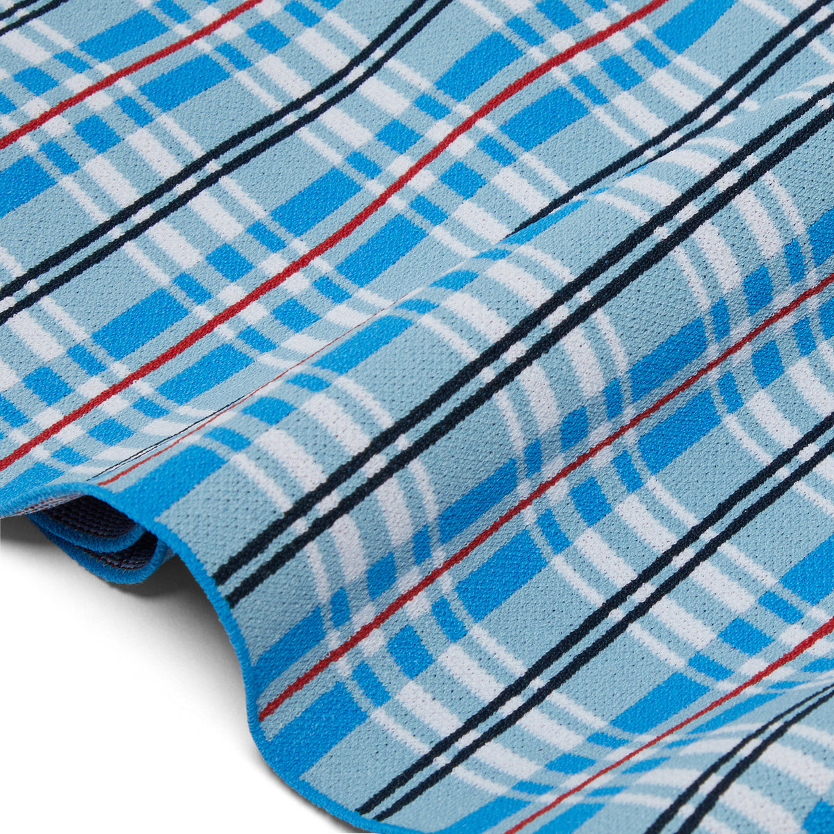 MARNI Plaid Mini Skirt (Blue)