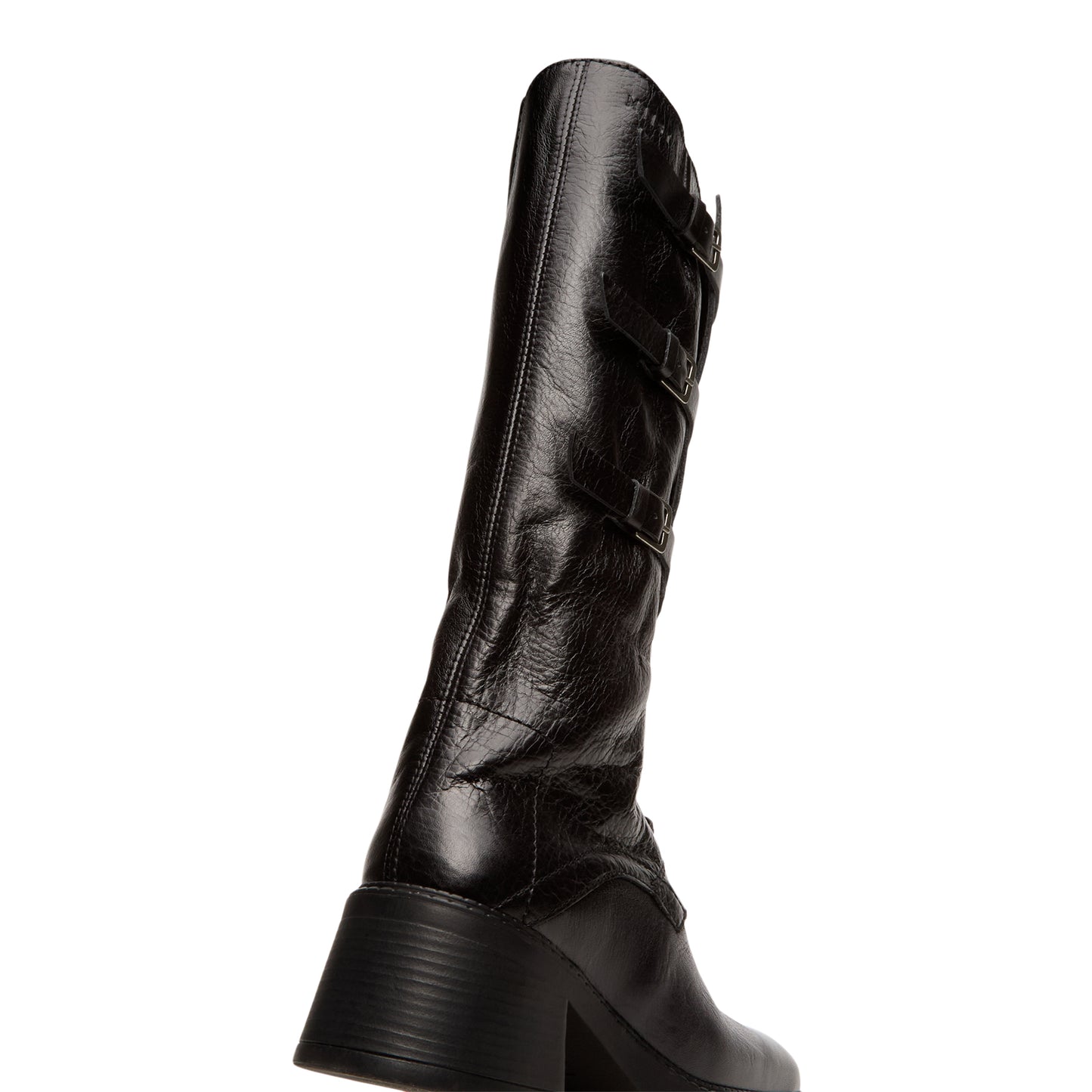 Miista Sigrid Black Tall Boots (Black)