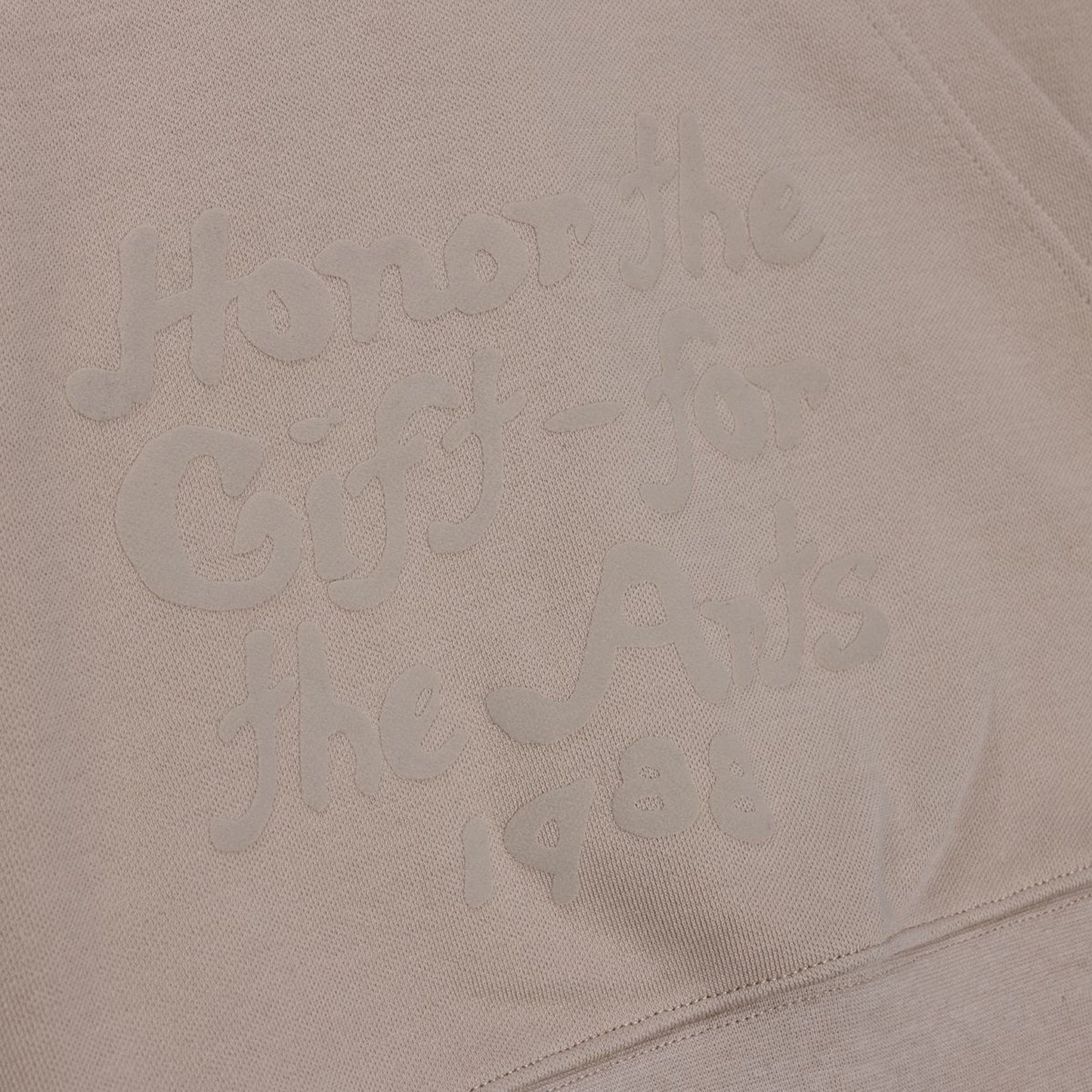 Honor The Gift Reverse Hoodie (Pebble)
