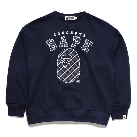 Concepts x BAPE Crewneck Relaxed (Navy)