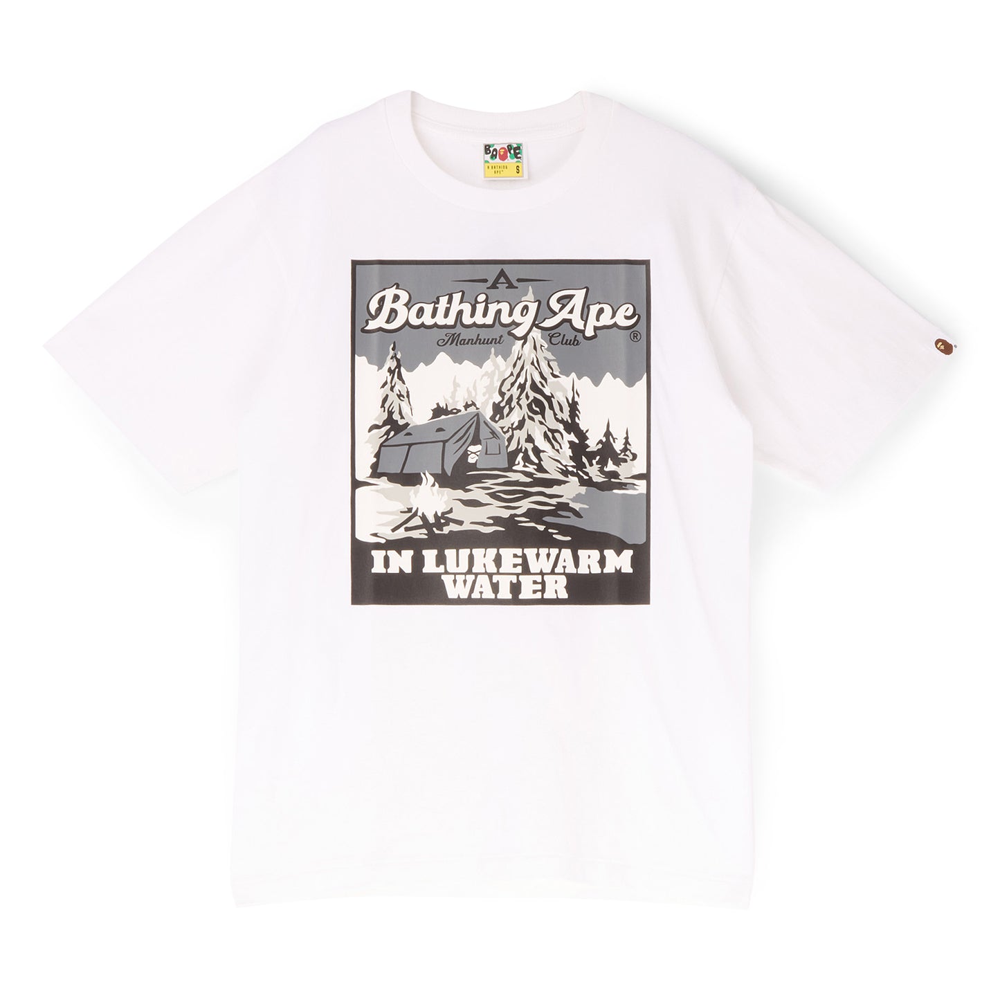 A Bathing Ape Base Camp Tee (White)