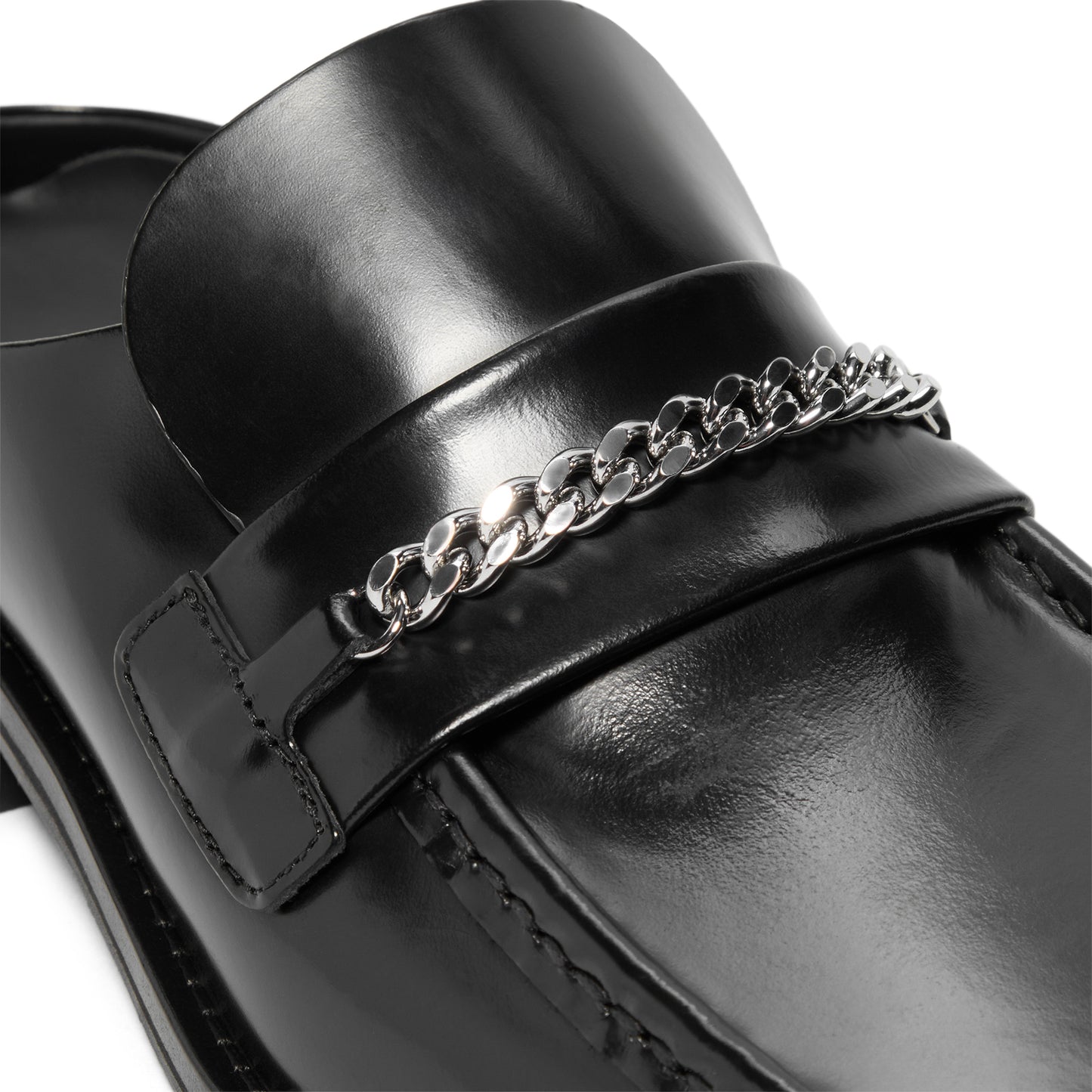 Martine Rose Square Toe Mule (Black)