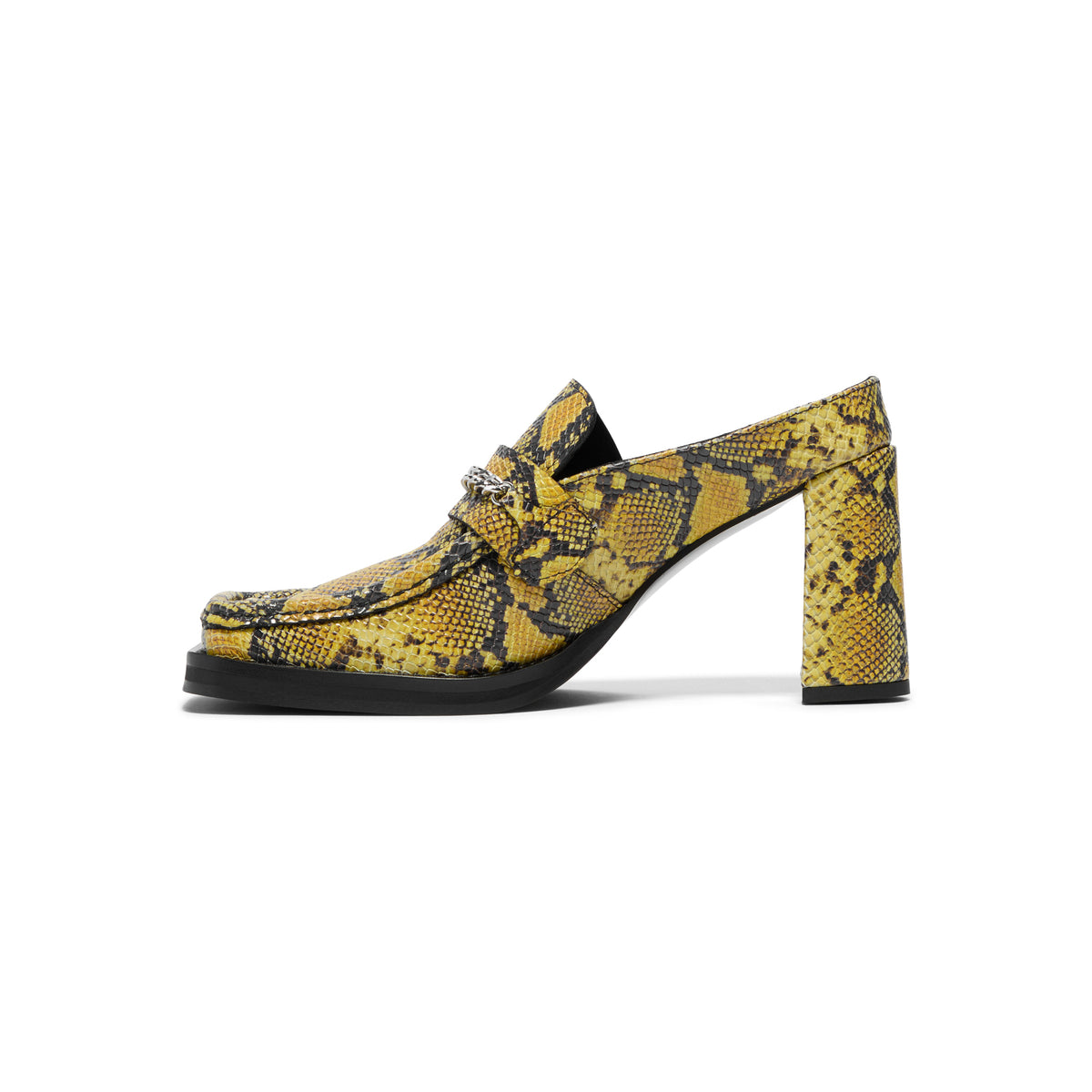 Martine Rose Square Toe Heel (Yellow/Black)