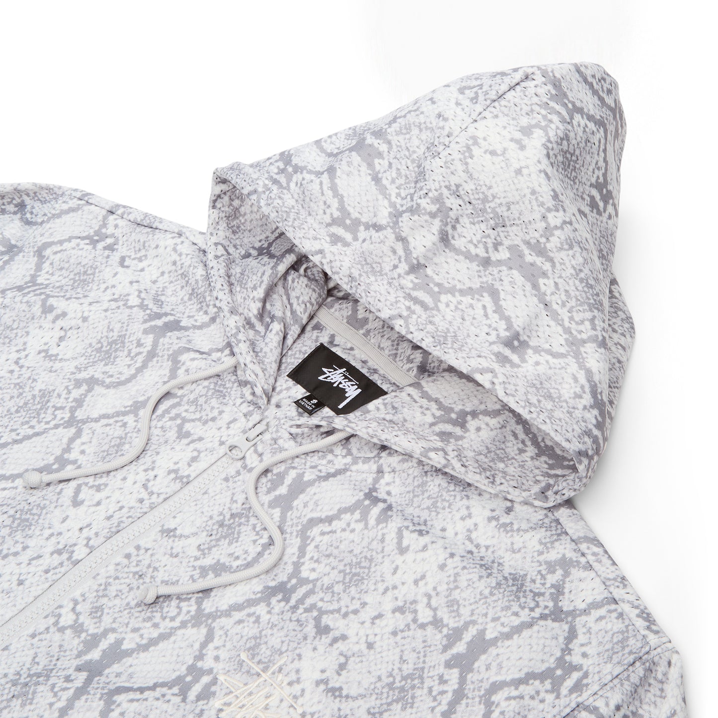 Stussy Athletic Mesh Zip Hood (Snake)