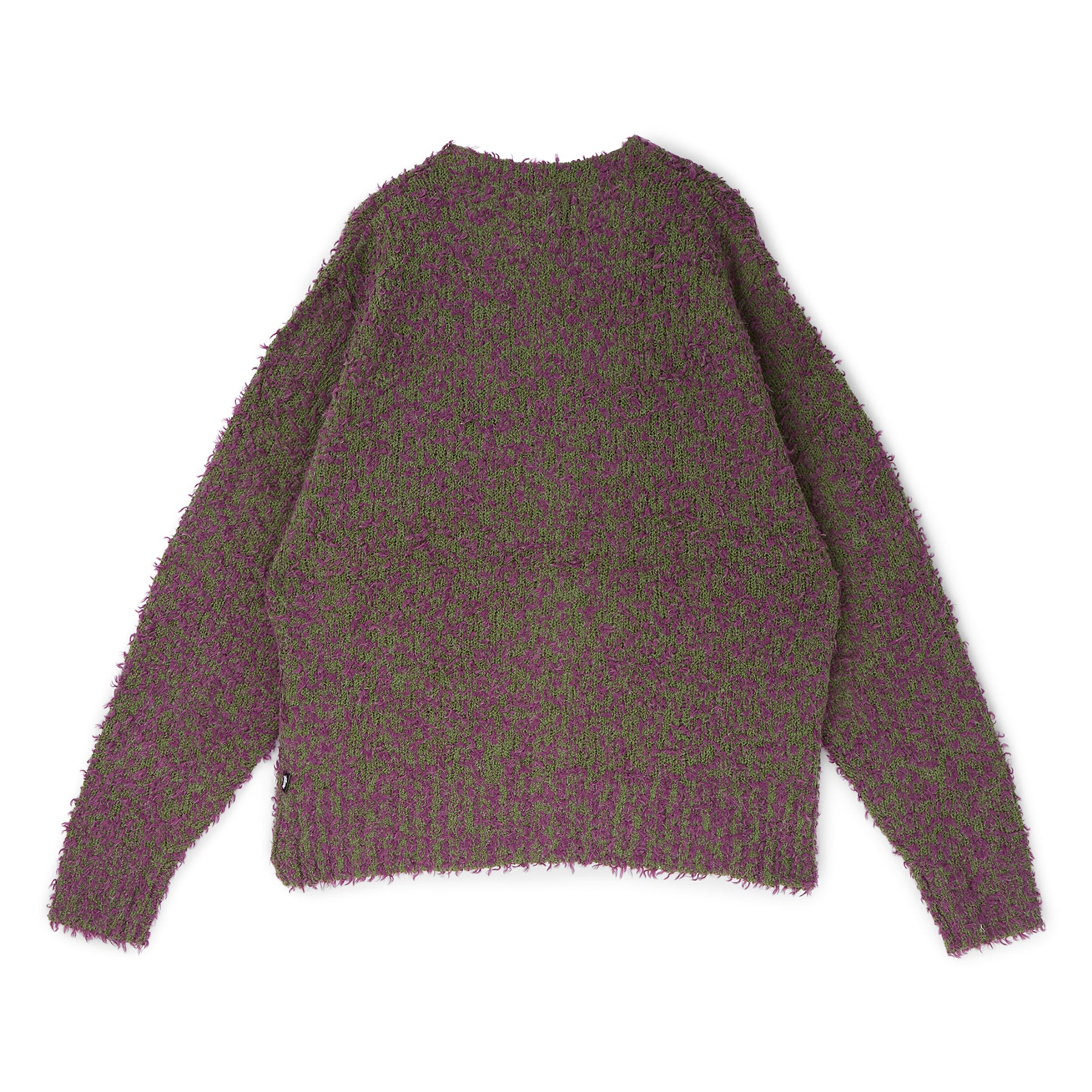 Stussy Textured Cardigan (Purple/Green)