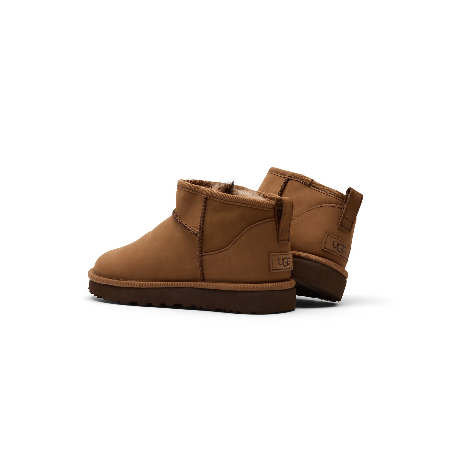 UGG WMNS Classic Ultra Mini Nubuck (Dark Chestnut)