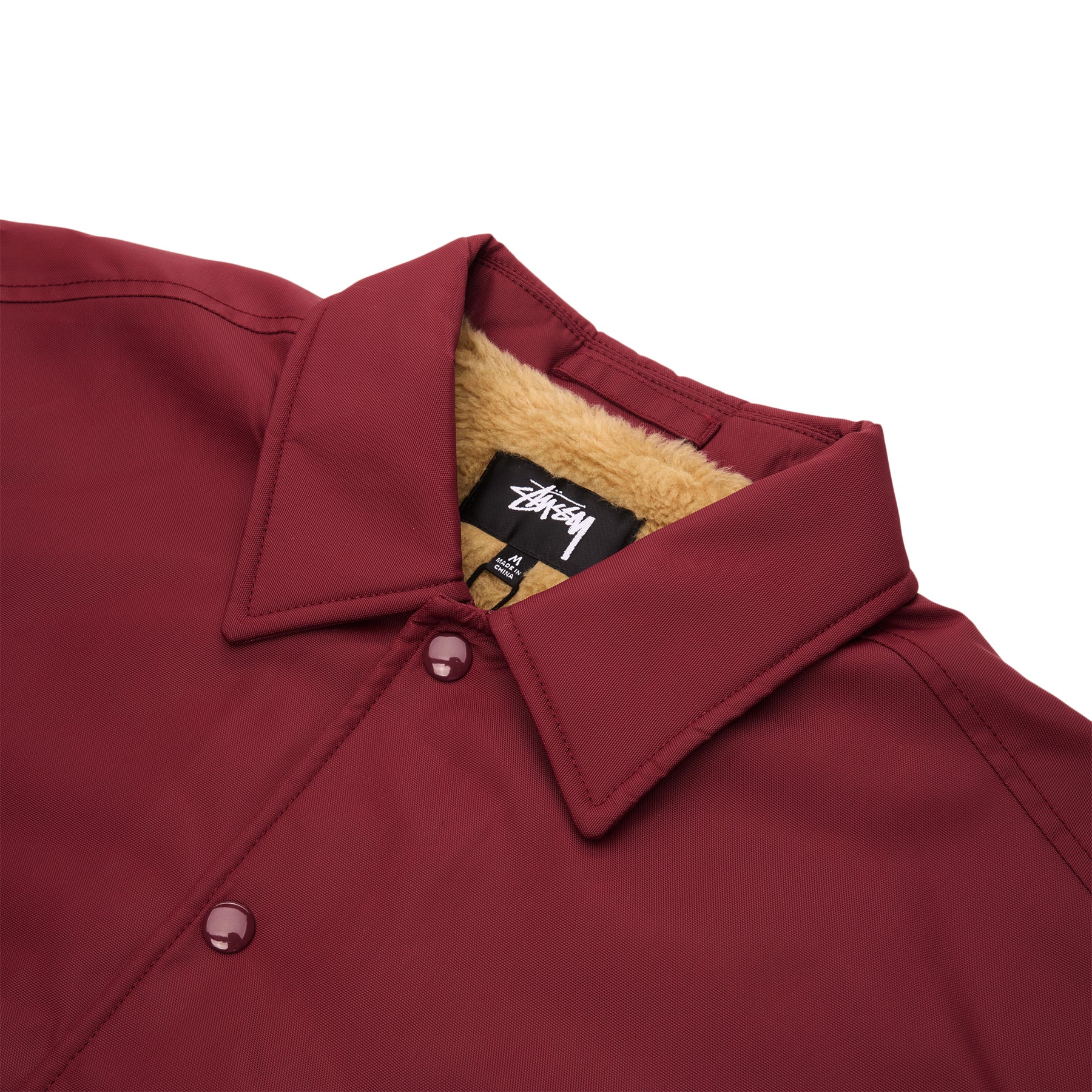 Stussy Coaches Jacket (Burgundy)