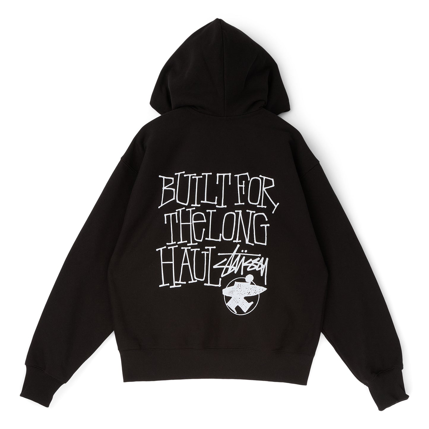 Stussy Long Haul Zip Hood (Black)
