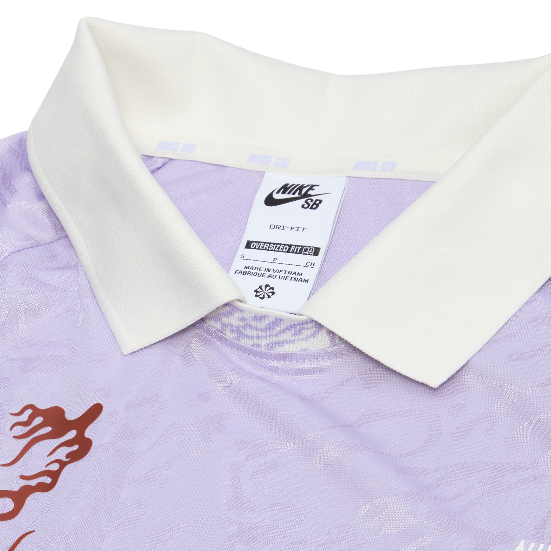 Nike SB Dri-FIT Jacquard Skate Jersey (Hydrangeas/Sail/White)