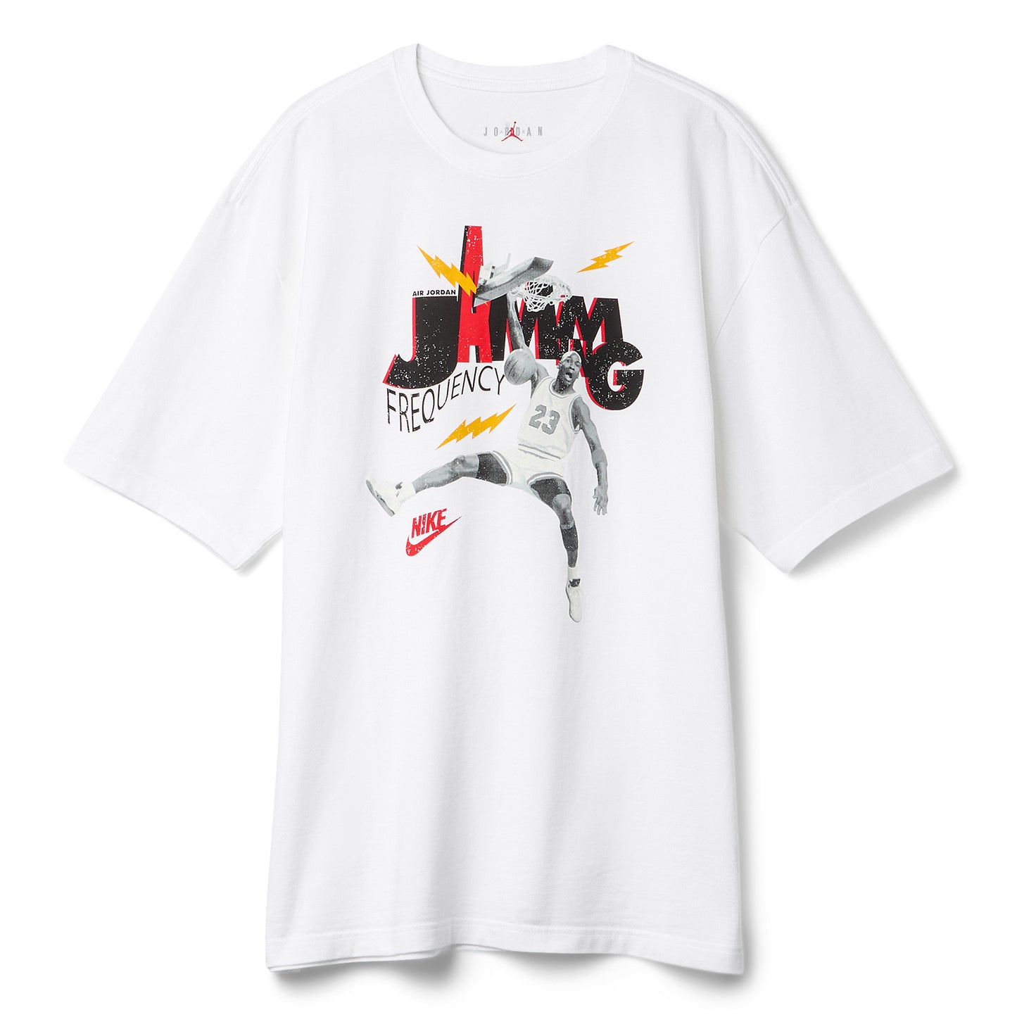 Air Jordan Nike Brand Jamming T-Shirt (White)