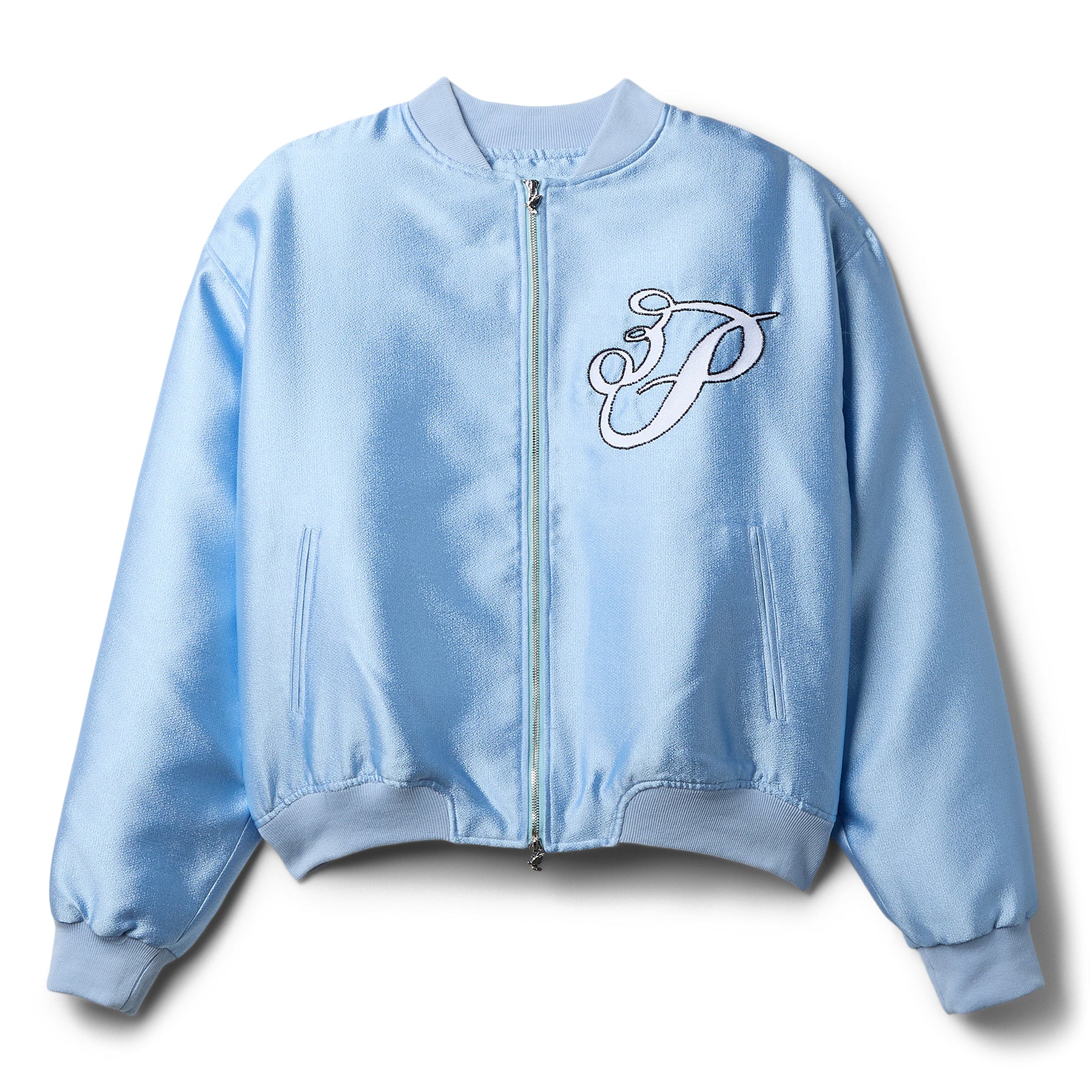 3.Paradis Doves Varsity Jacket (Sky blue)