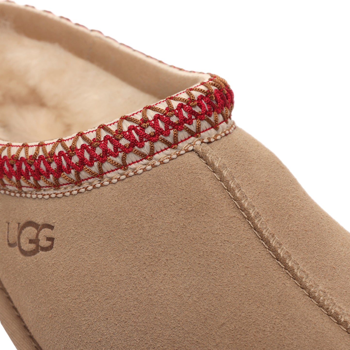 UGG WMNS Tasman II (Sand/Dark Cherry)