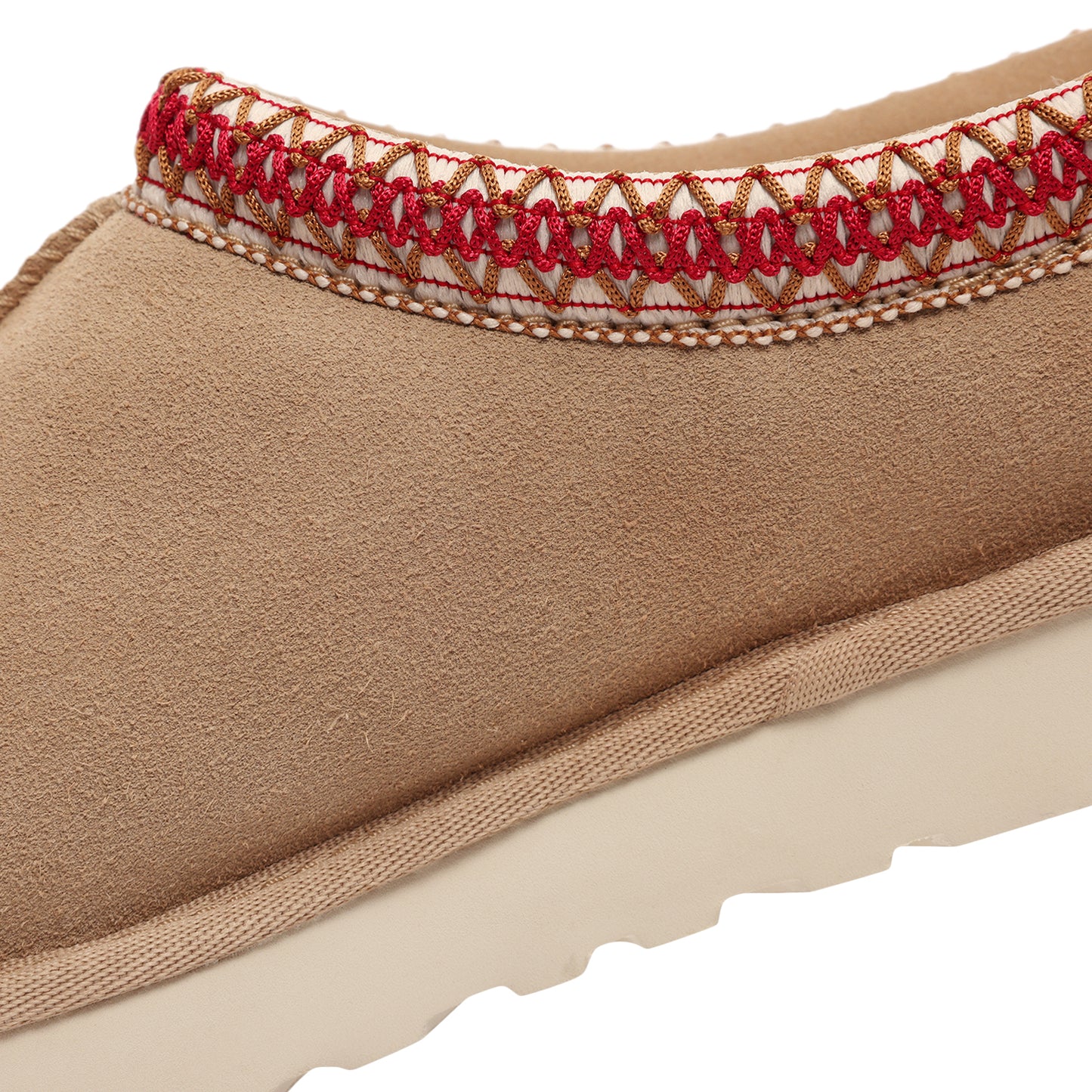 UGG WMNS Tasman II (Sand/Dark Cherry)