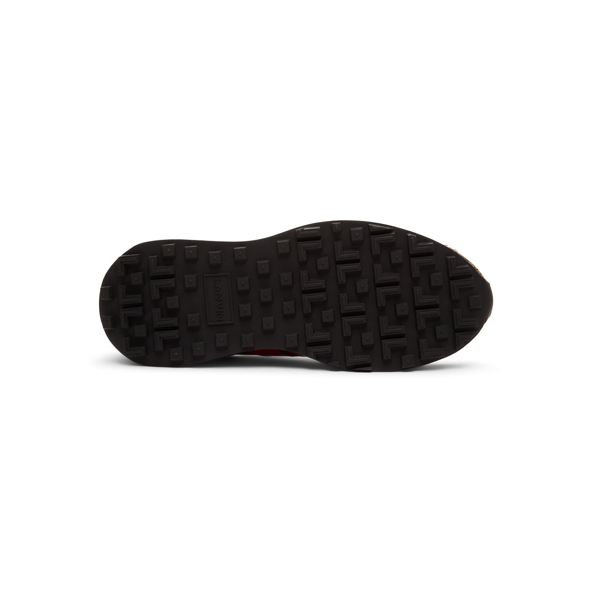 Lanvin Bumpr Mesh Sneakers (Brown/Red)
