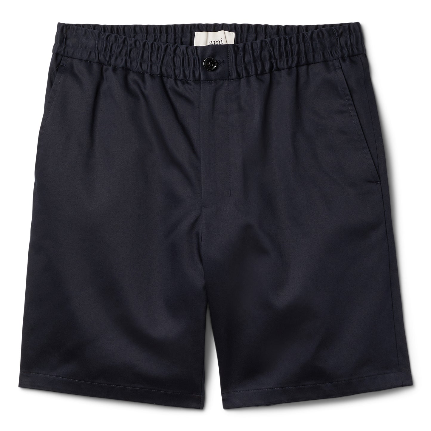 AMI Elasticated Waist Shorts (Navy Blue)
