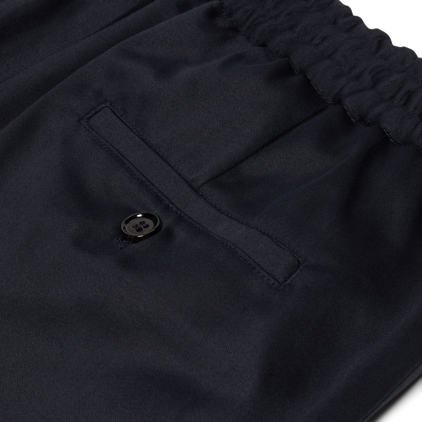 AMI Elasticated Waist Shorts (Navy Blue)