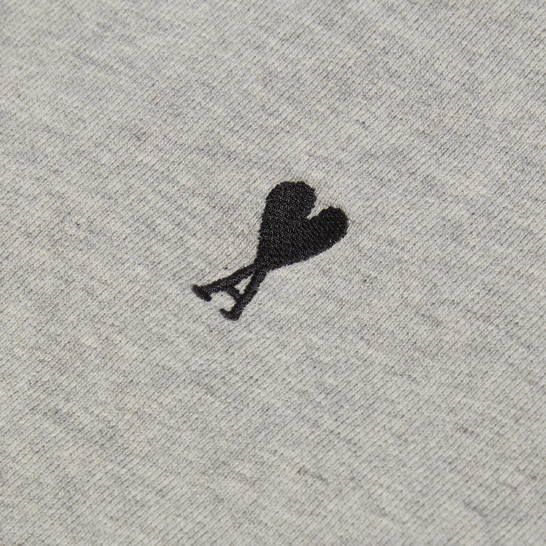 AMI ADC Zip Hoodie (Heather Ash Grey)