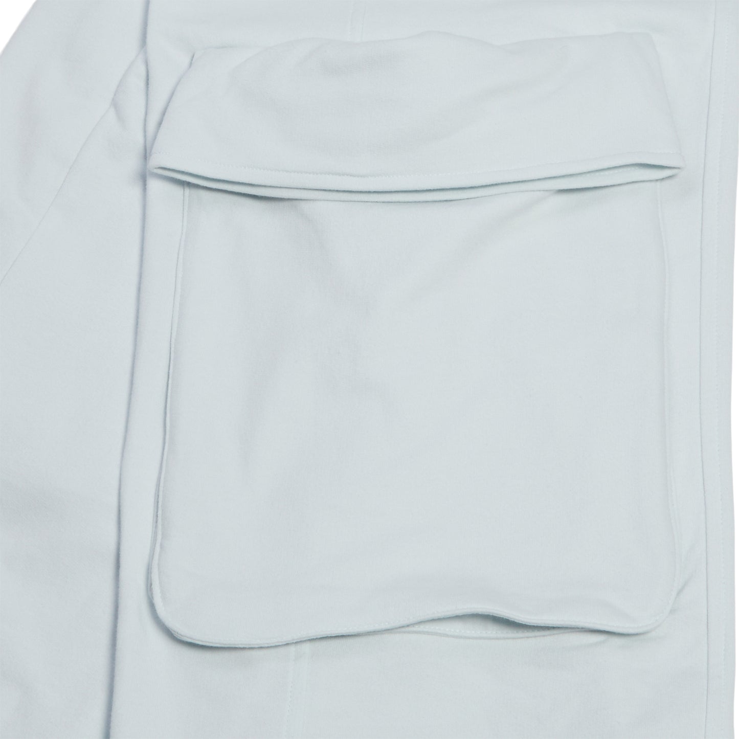 OPEN YY Rolled Waist Sweat Cargo Pants (Minty White)
