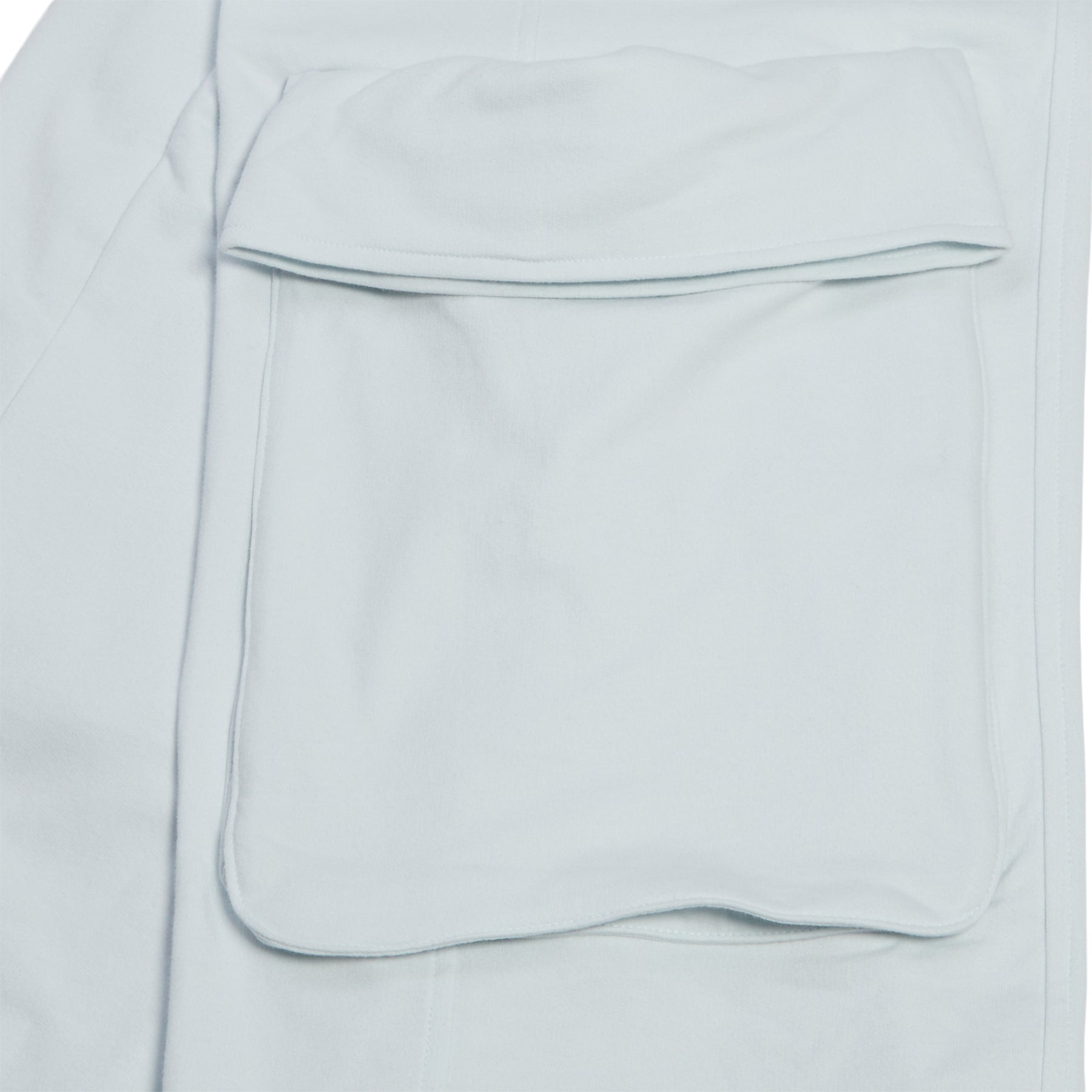 OPEN YY Rolled Waist Sweat Cargo Pants (Minty White)