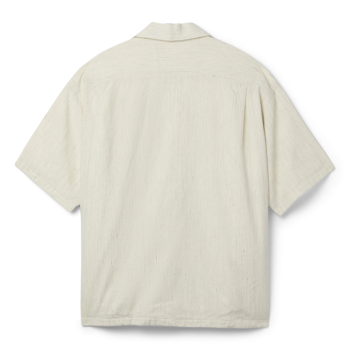 Visvim Wallis Button Down Short Sleeve Shirt (Off White)
