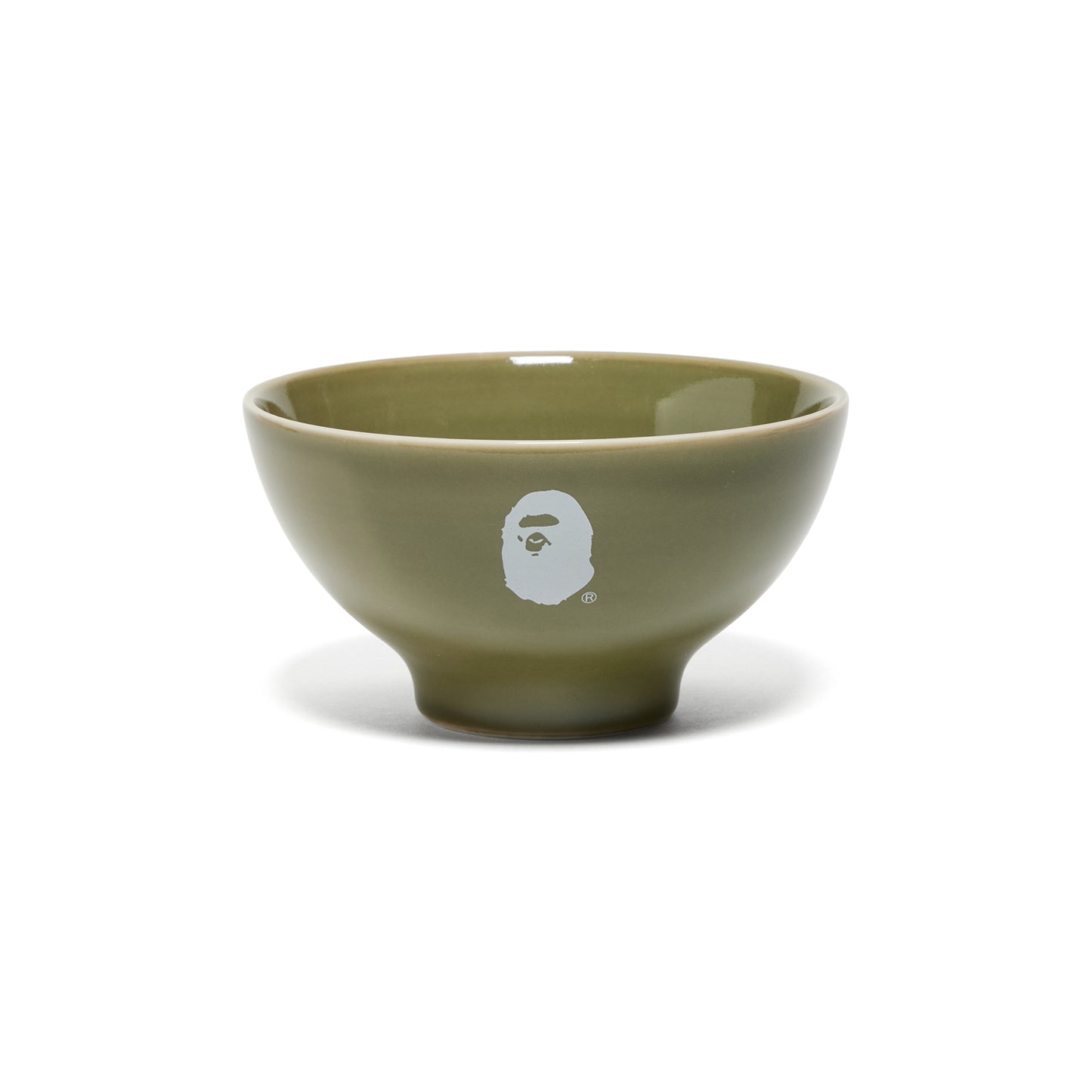 A Bathing Ape Logo Porcelain Soup Bowl (Green)