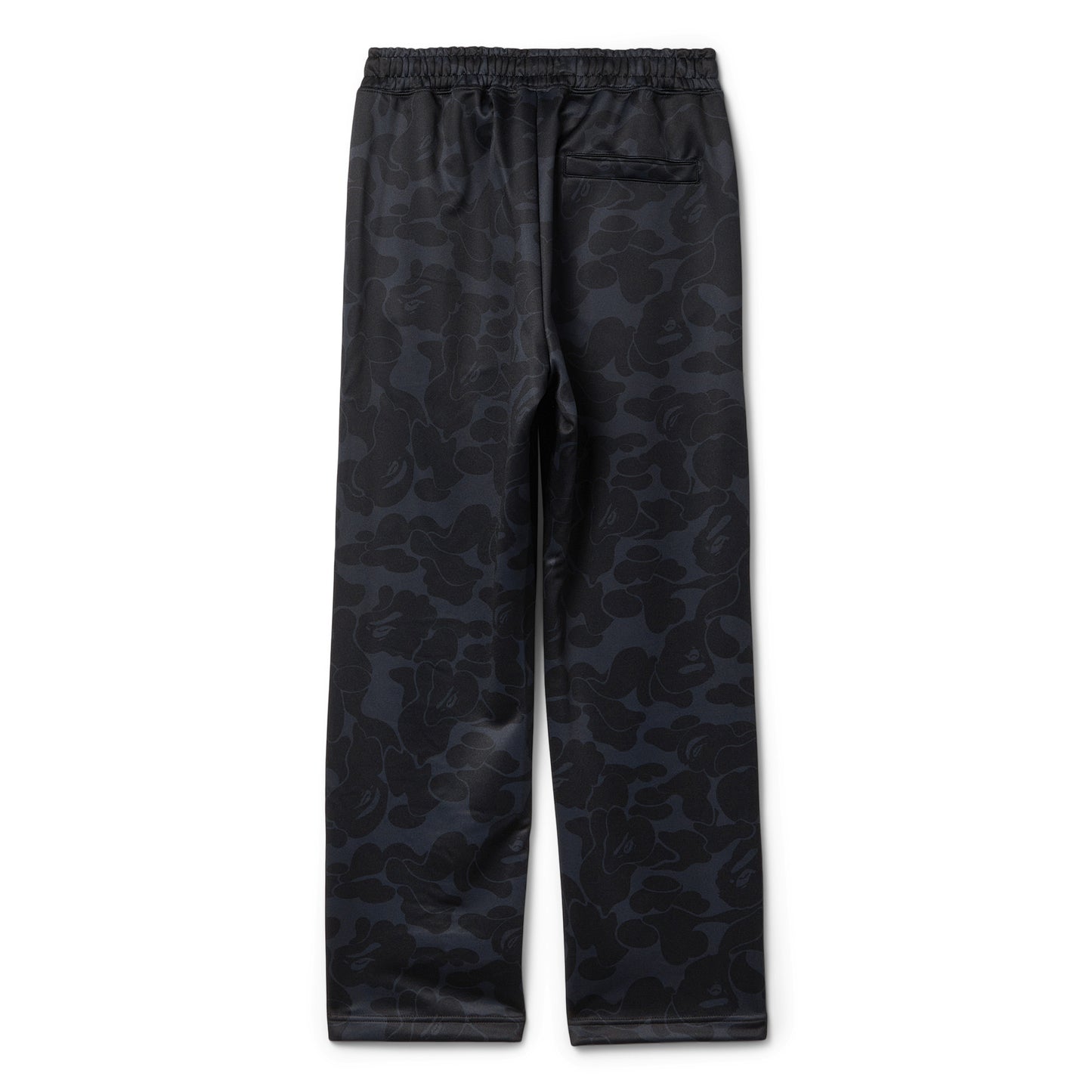 A Bathing Ape Solid Camo Bathing Ape Logo Relaxed Fit Sweat Pants (Black)