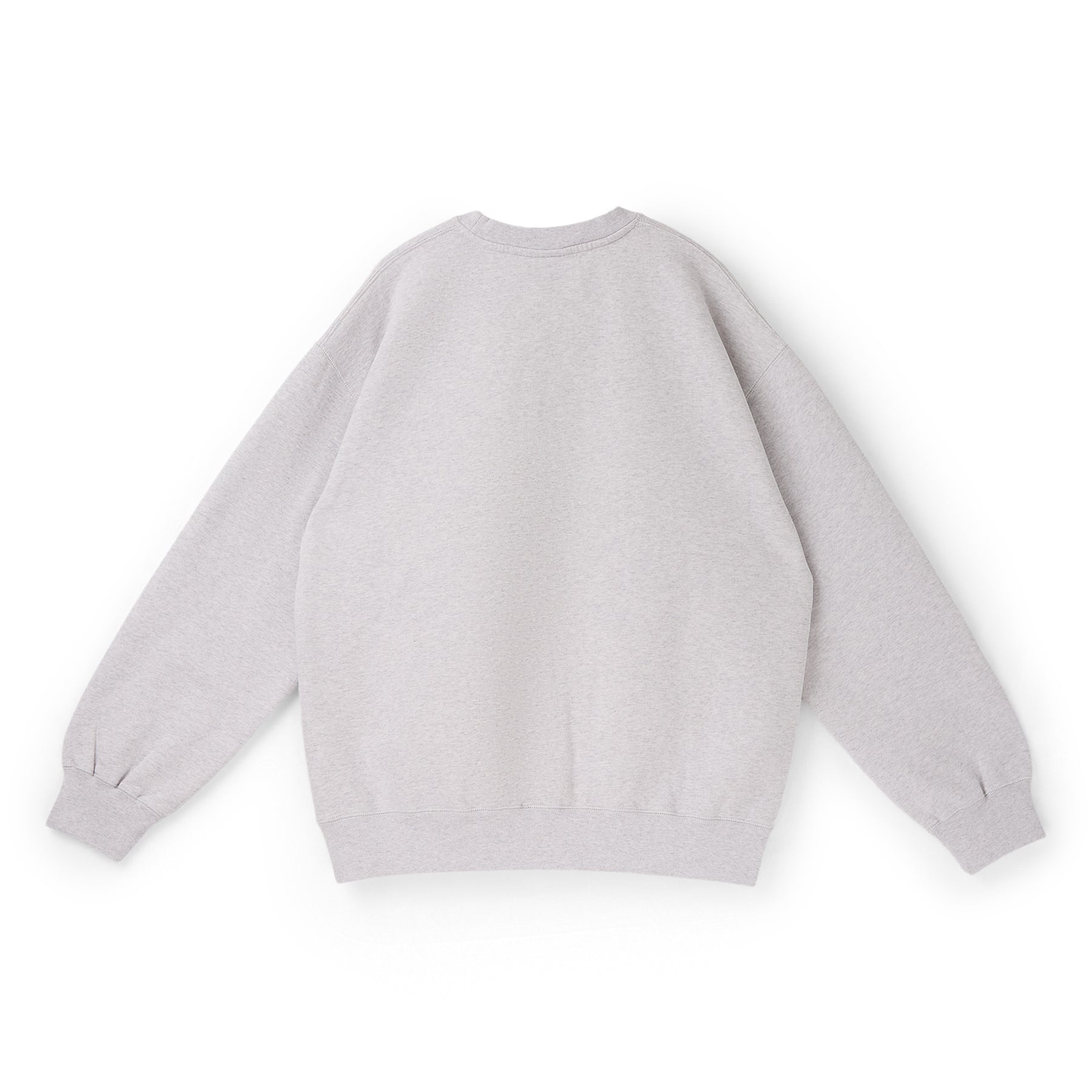 By Parra Long Lost Leg Crew Neck Sweatshirt (Heather Grey)
