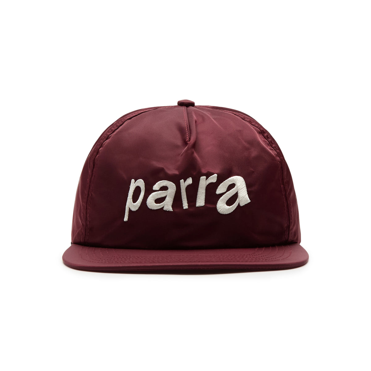 by Parra Distorted 90S Memory 6 Panel Hat (Dark Red)