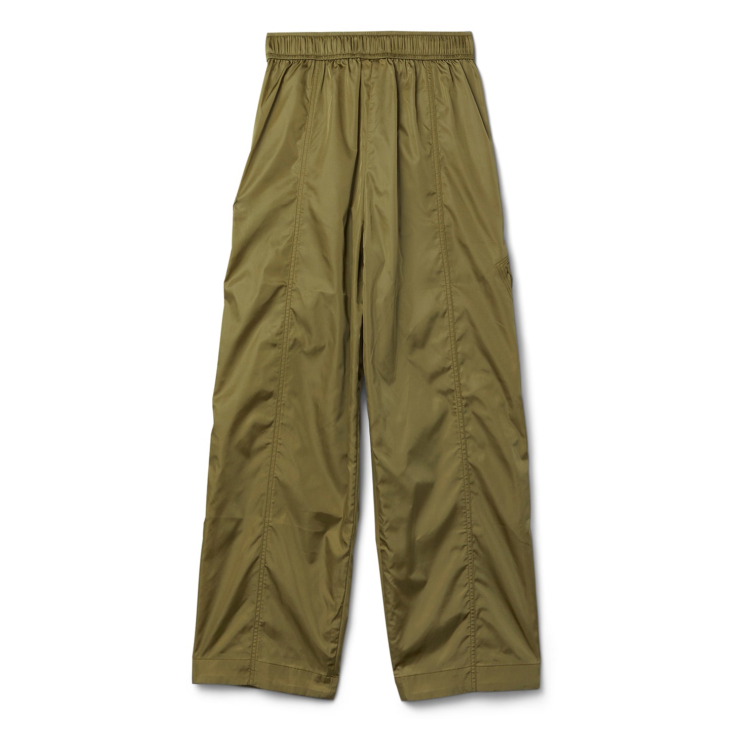 GANNI Duchesse Nylon Oversized Elasticated Pants (Boa)