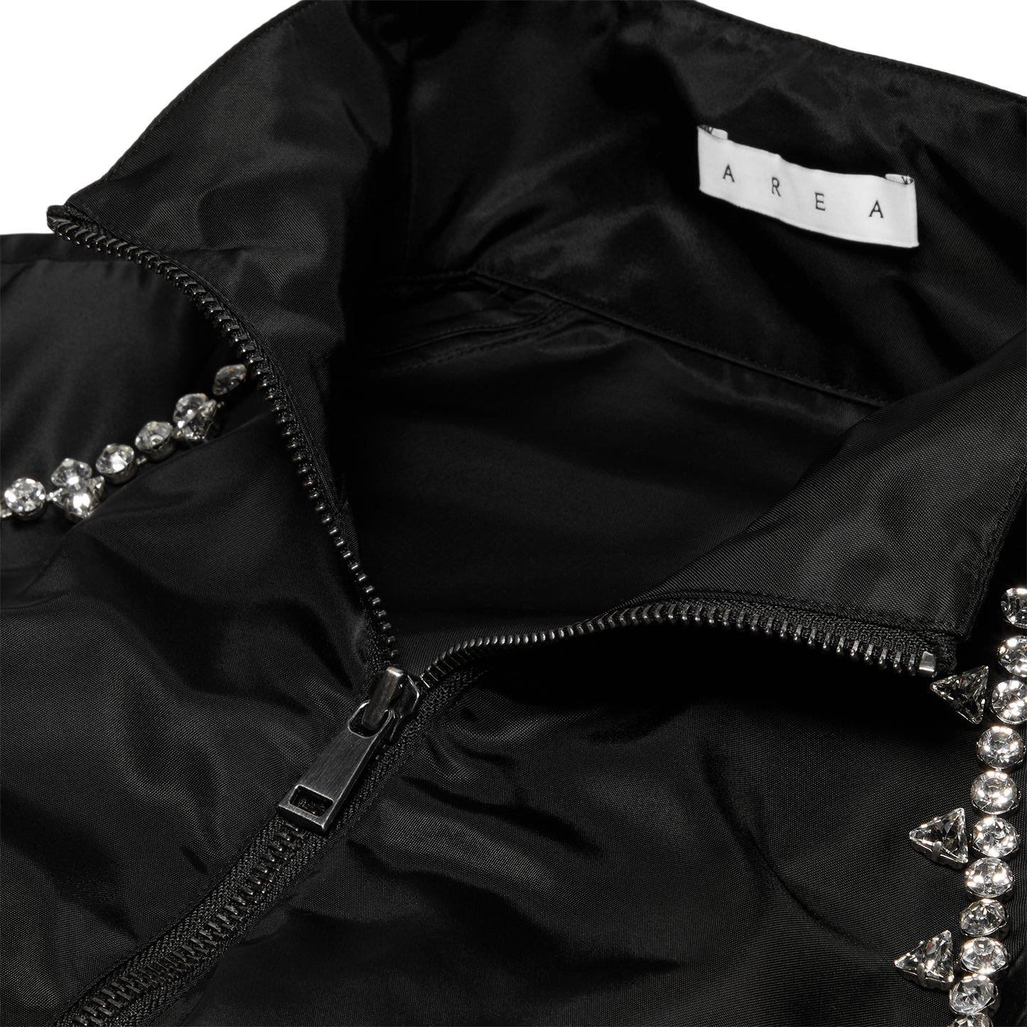 AREA Crystal Trim Track Jacket (Black)