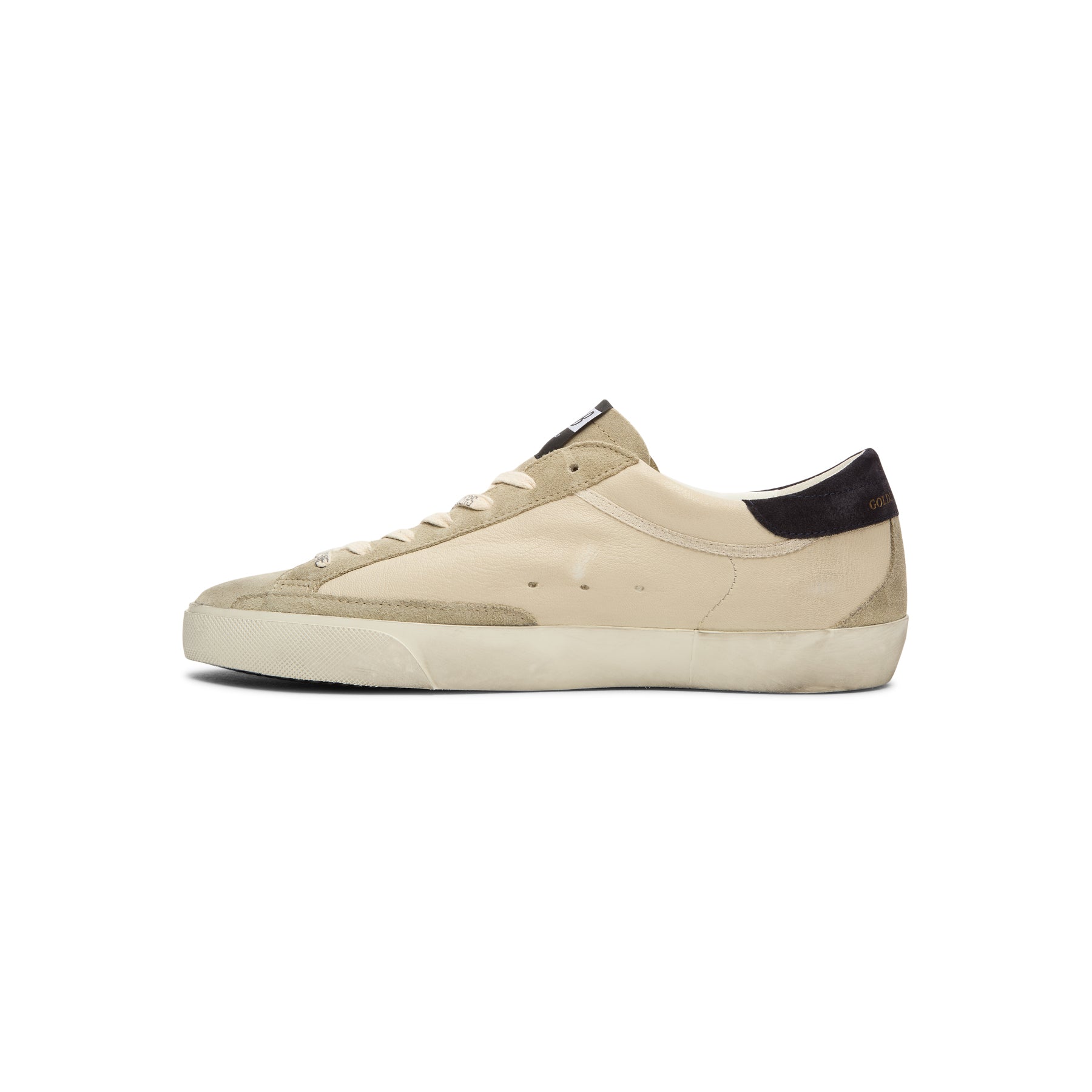 Golden Goose Super Star Nappa Upper Suede Toe (Cream/Grey/Olive Green/Dark Blue)