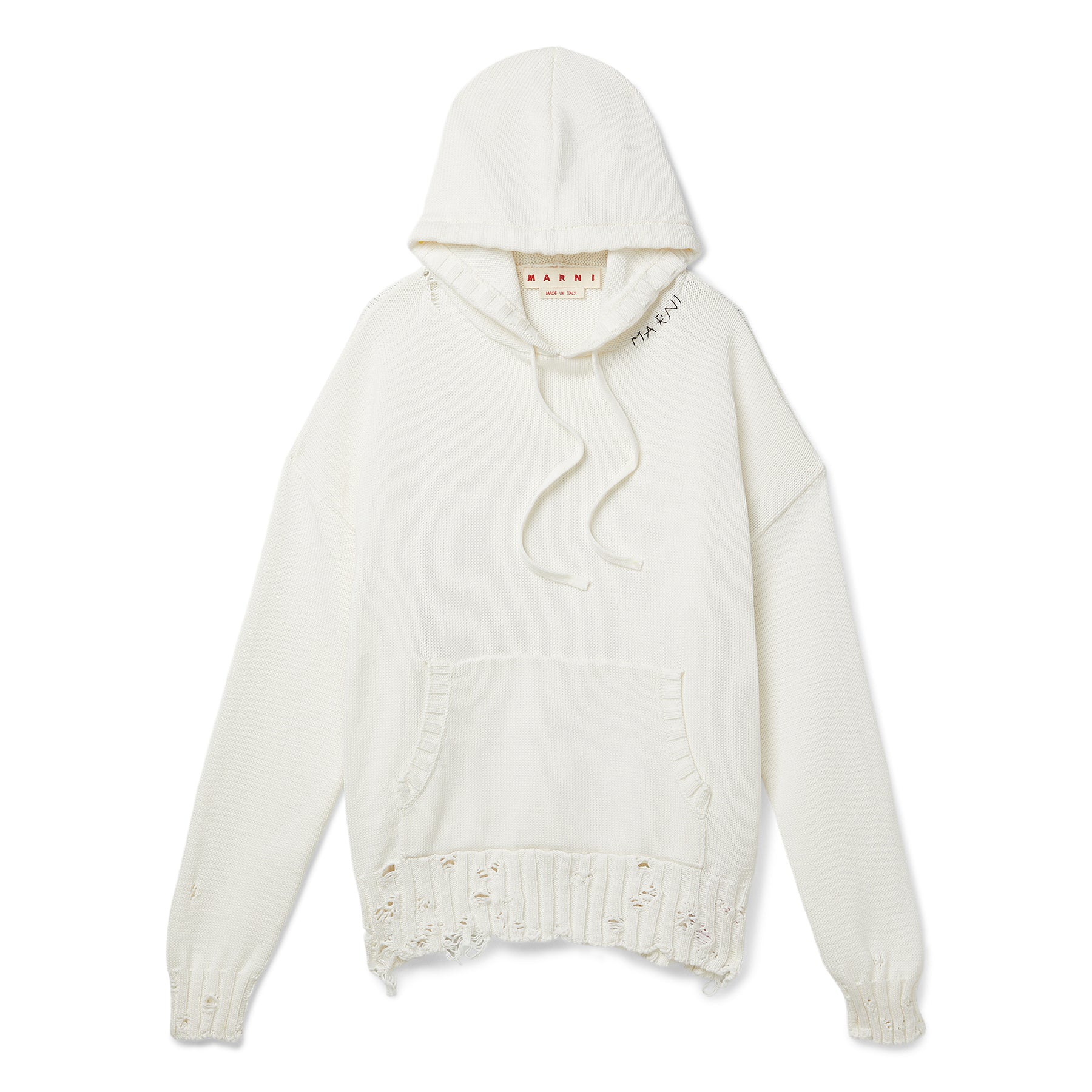 MARNI Roundneck Hoodie (Lily White)