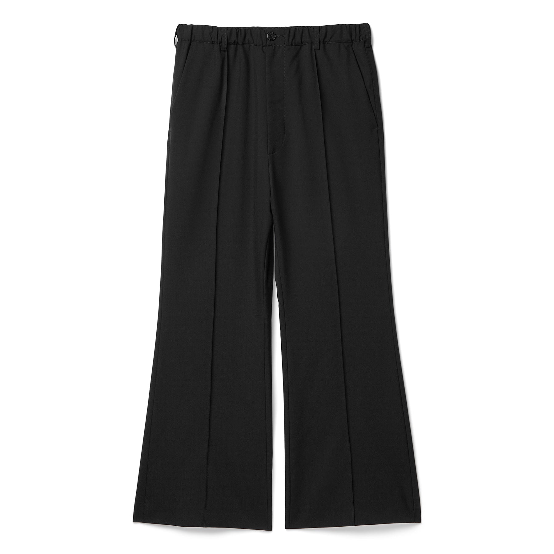 MARNI Stitched Creases Wool Trousers (Deep blue/Black)