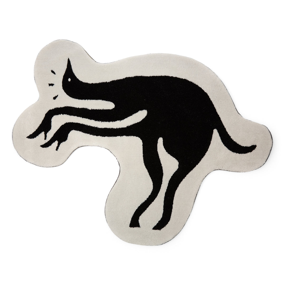by Parra High Heel Gloves Tufted Rug (White)