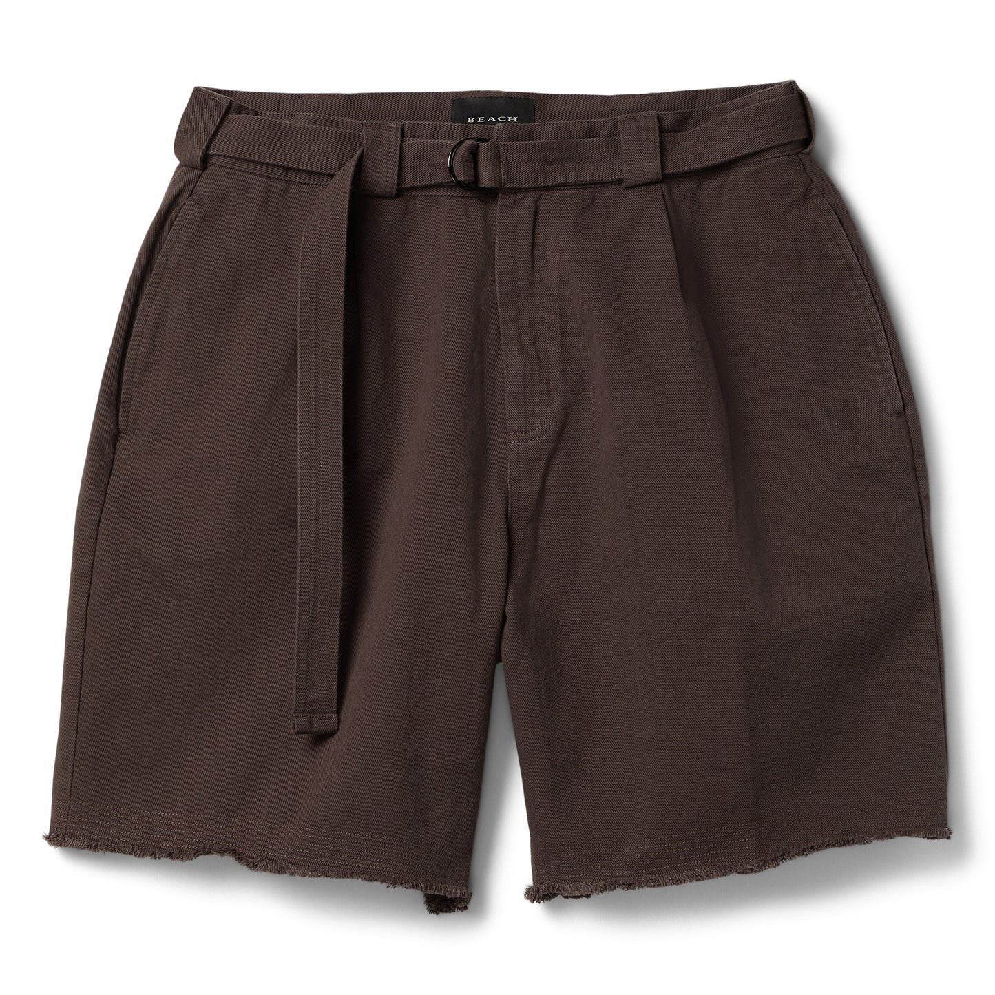 Beach Brains Pleated Suit Short (Dark grey)