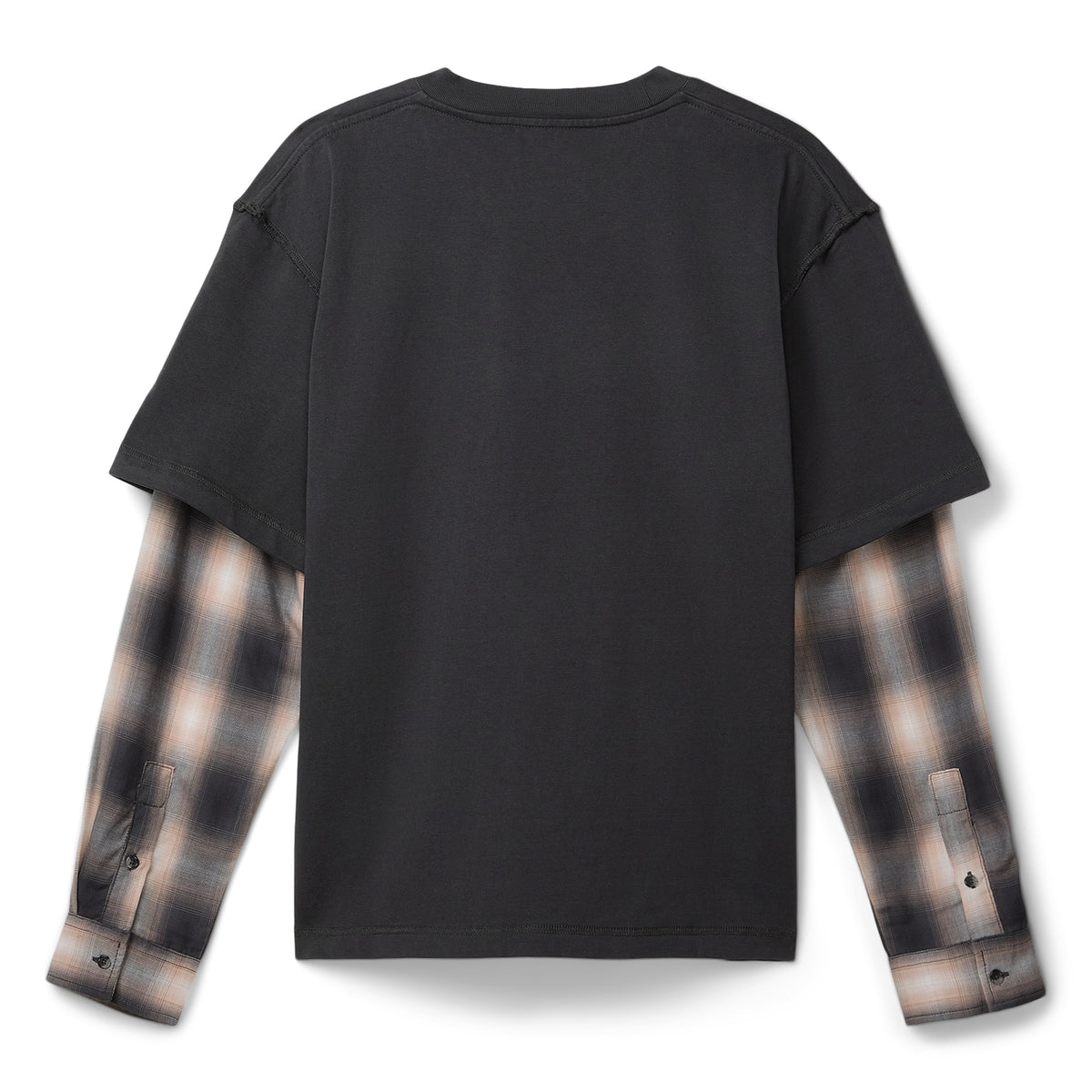 Beach Brains Dead End Shirt (Charcoal/Check)