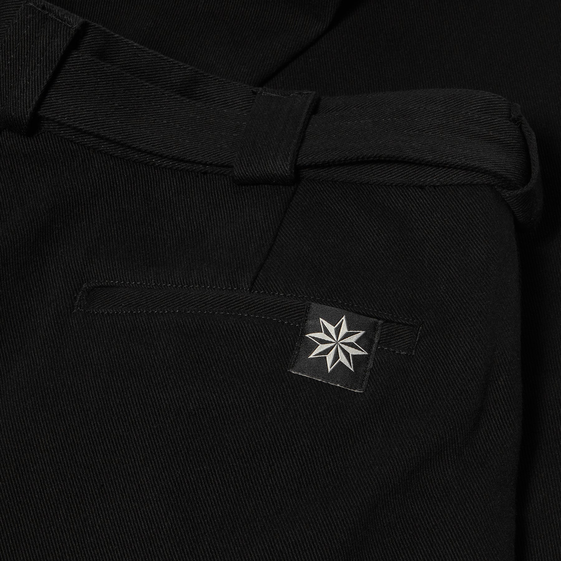 Beach Brains Pleated Work Pant (Black)