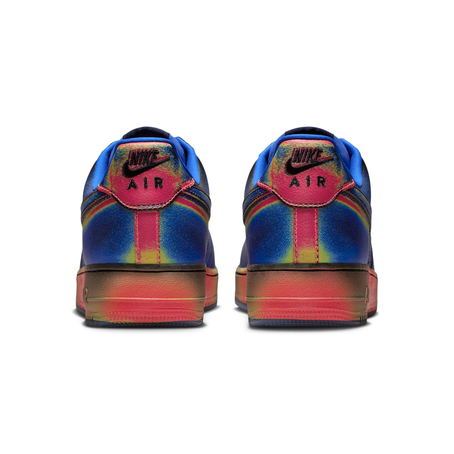 Nike Air Force 1 Low Retro (Black/Racer Blue-Volt Ice-Bright Crimson)