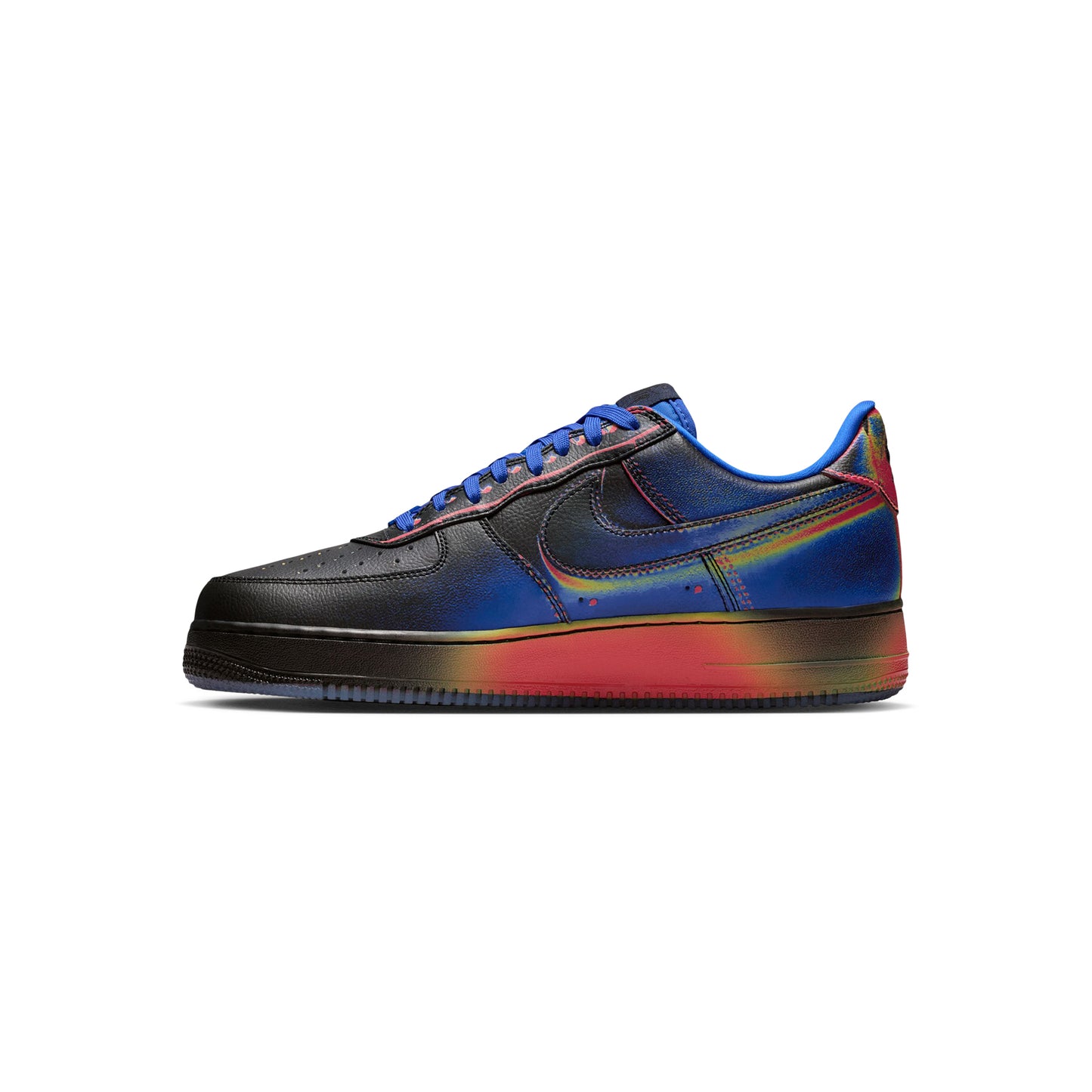 Nike Air Force 1 Low Retro (Black/Racer Blue-Volt Ice-Bright Crimson)