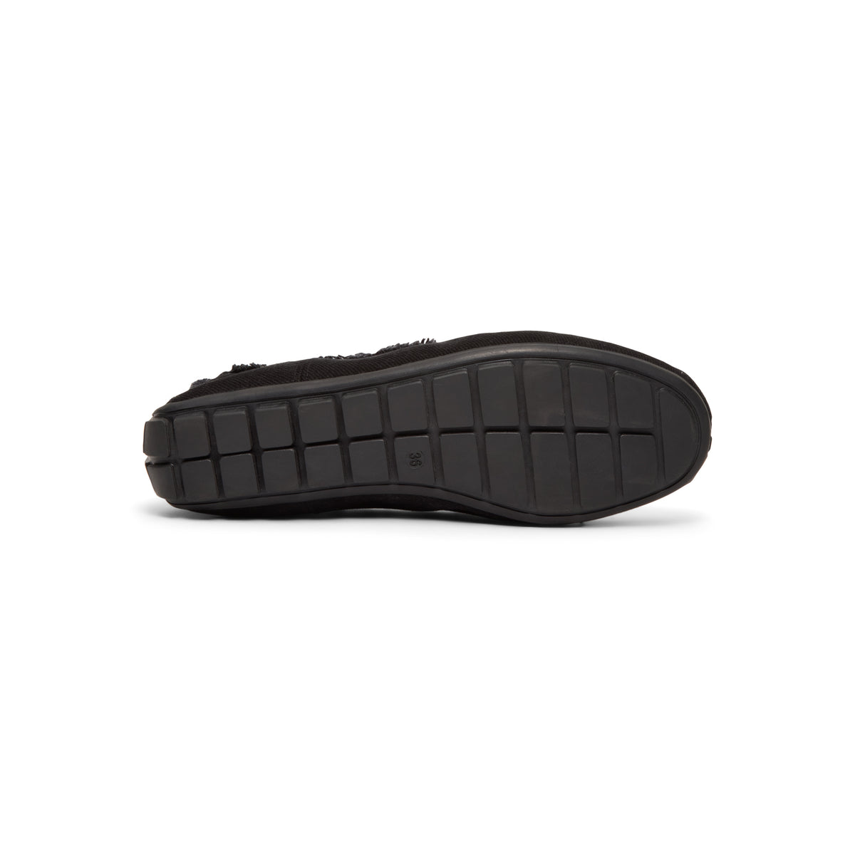 Simone Rocha Embellished Ballerina Grip Flats (Black/Jet)