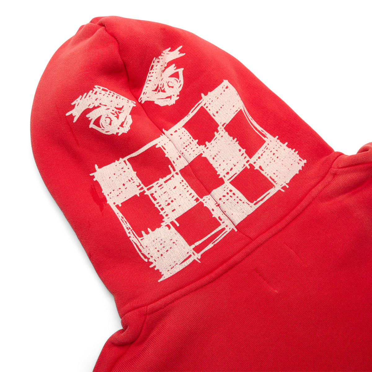 Diet Starts Monday Doodle Hoodie (Red)