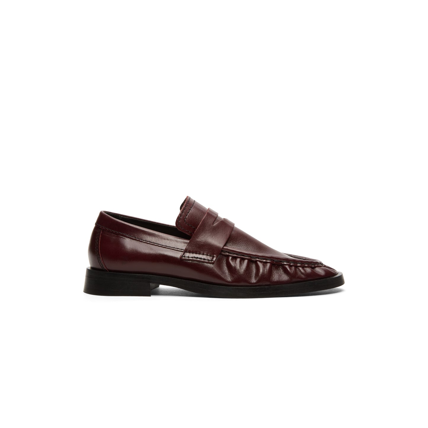 Miista Zita Burgundy Moccasin Loafers (Burgundy)