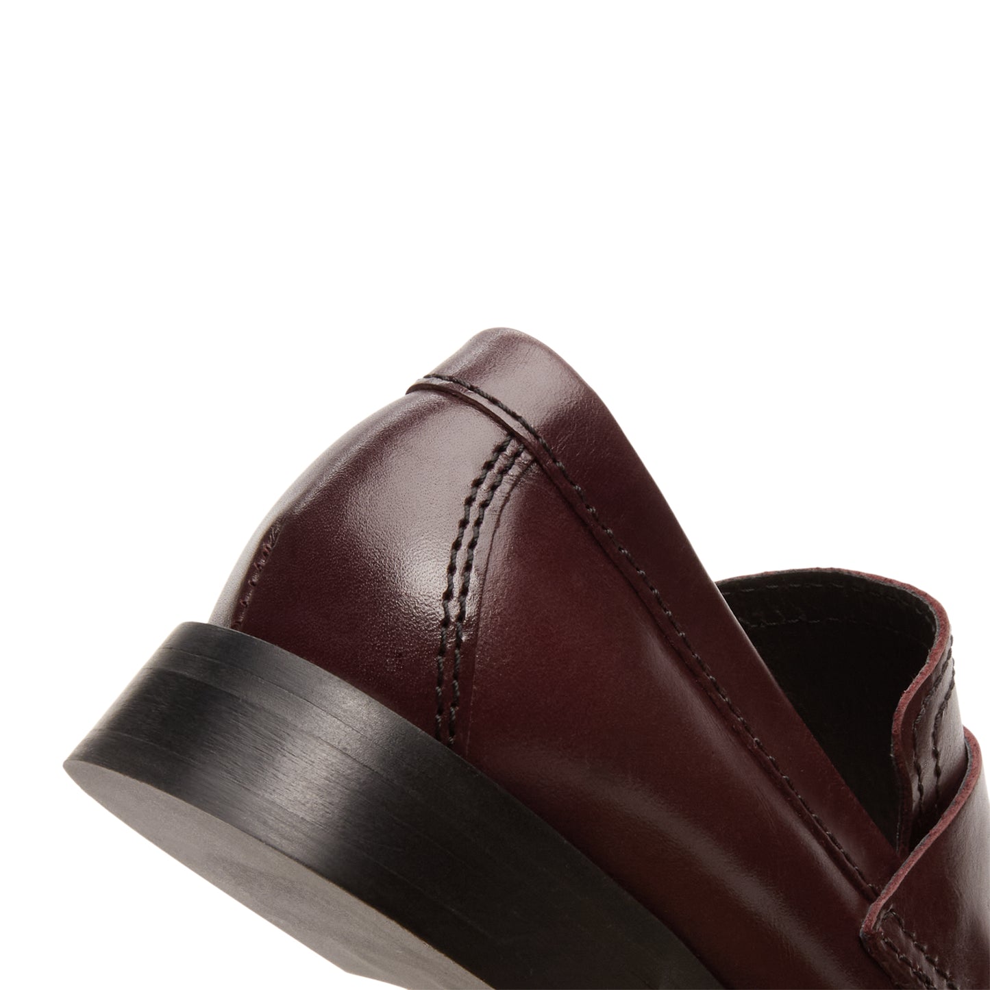 Miista Zita Burgundy Moccasin Loafers (Burgundy)