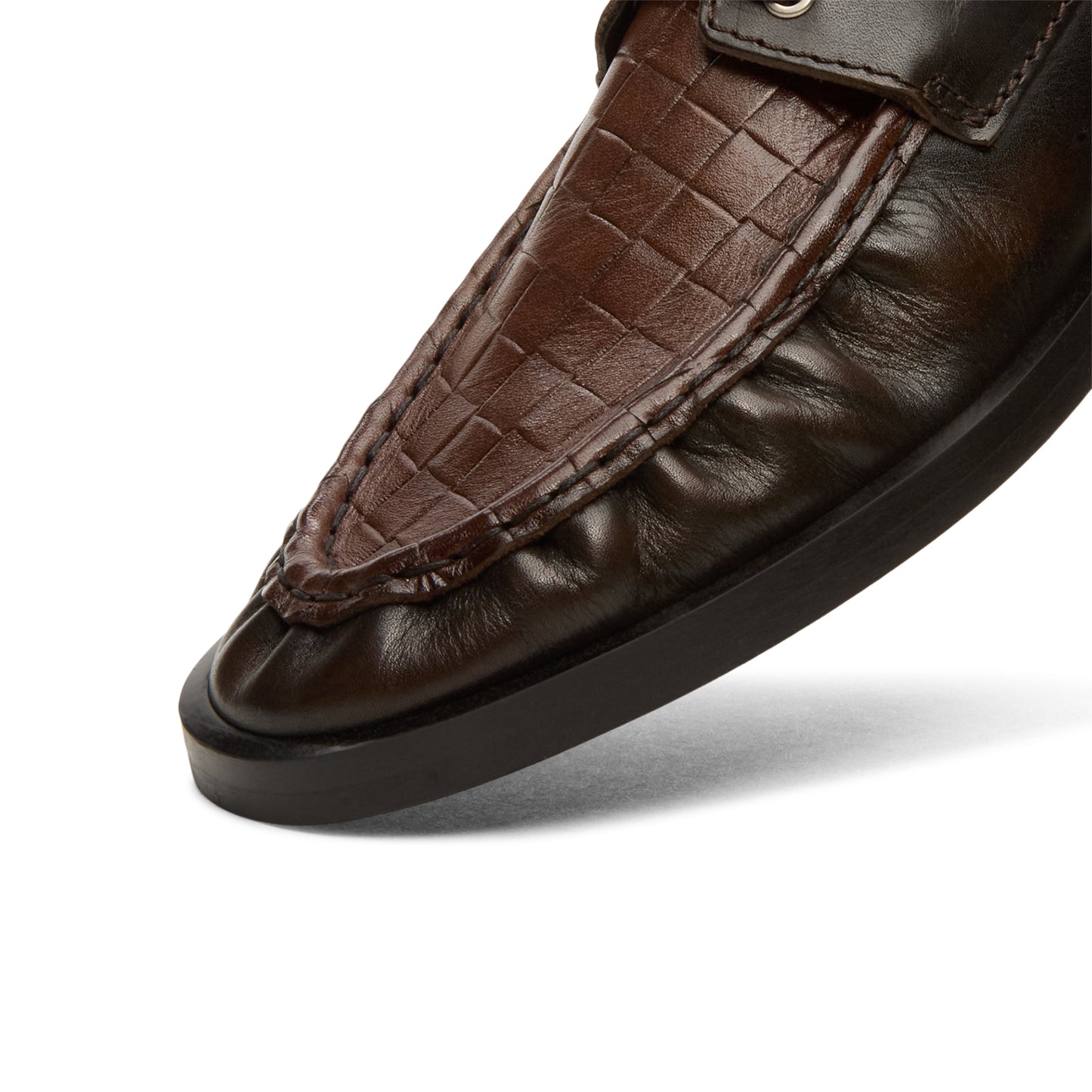 Miista Edelira Brown Derby Loafers (Brown)