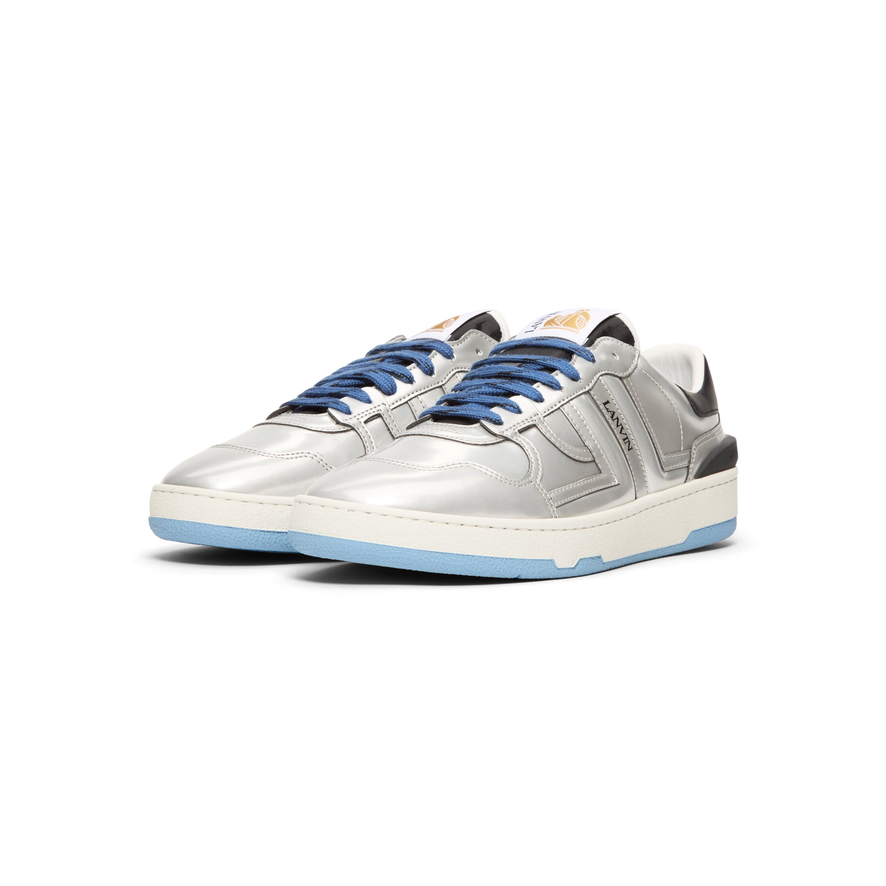 Lanvin Clay Mesh Sneakers (Silver)