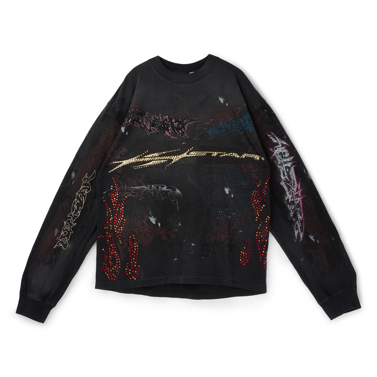 Hellstar Hellstar Crystal Long Sleeve (Black)