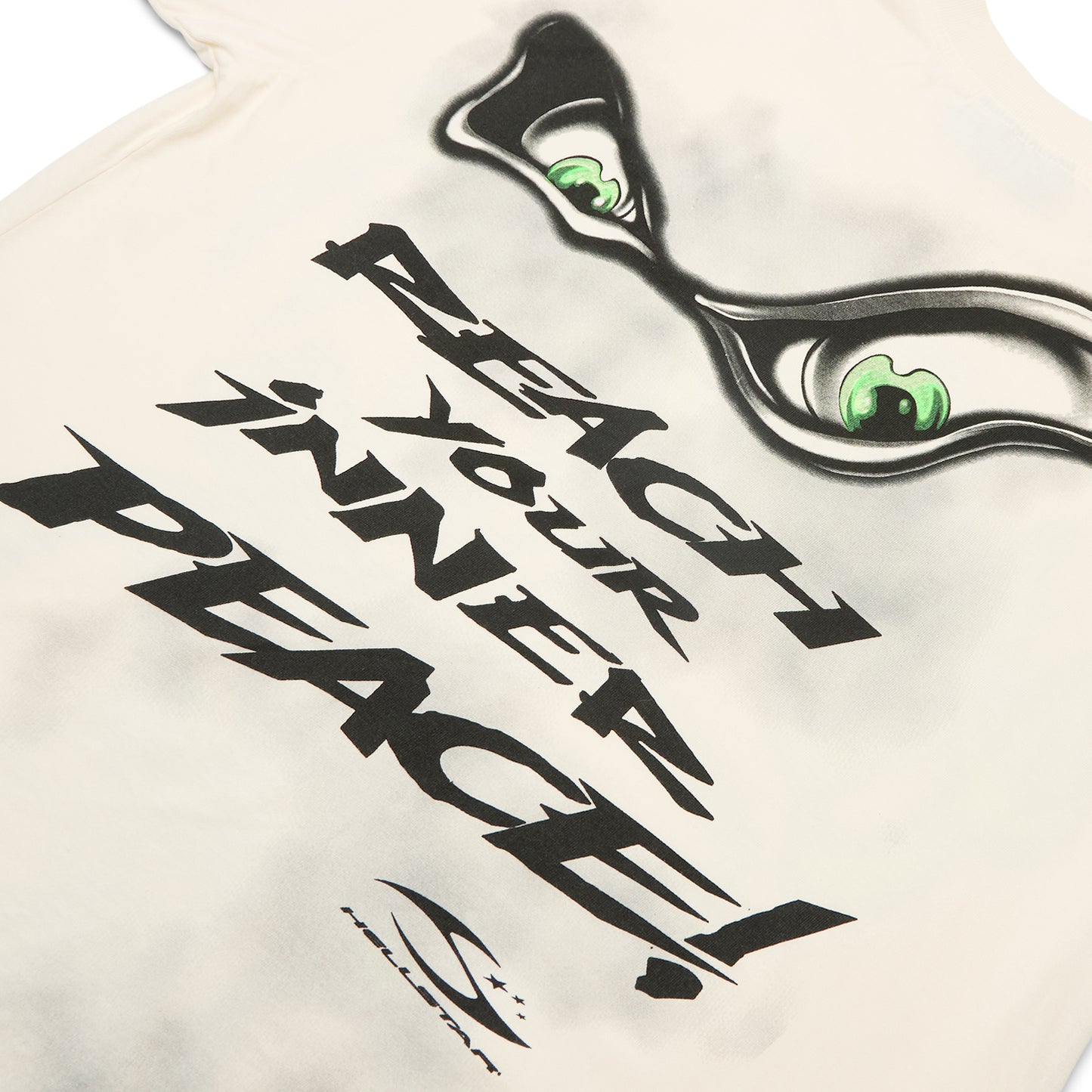 Hellstar Reach Your Inner Peace Yoga T-Shirt (White)