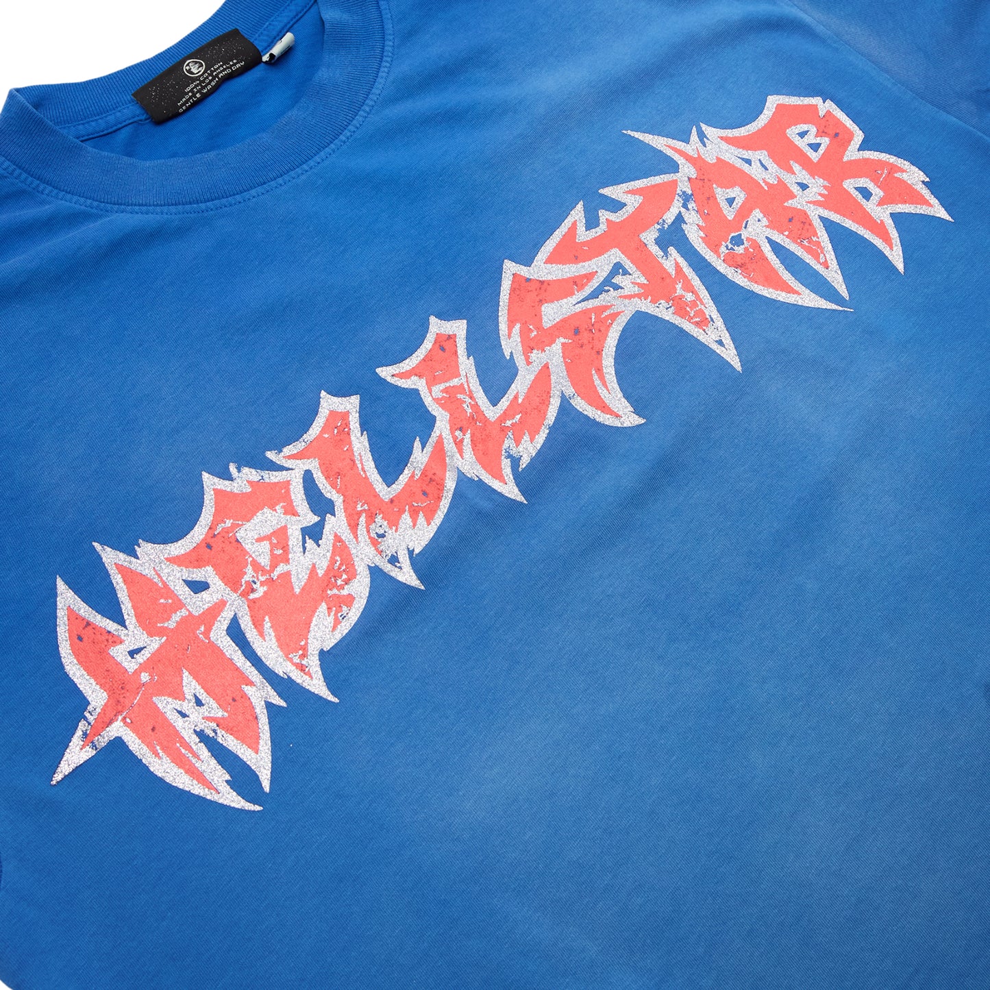 Hellstar Metal Logo Tee (Blue)